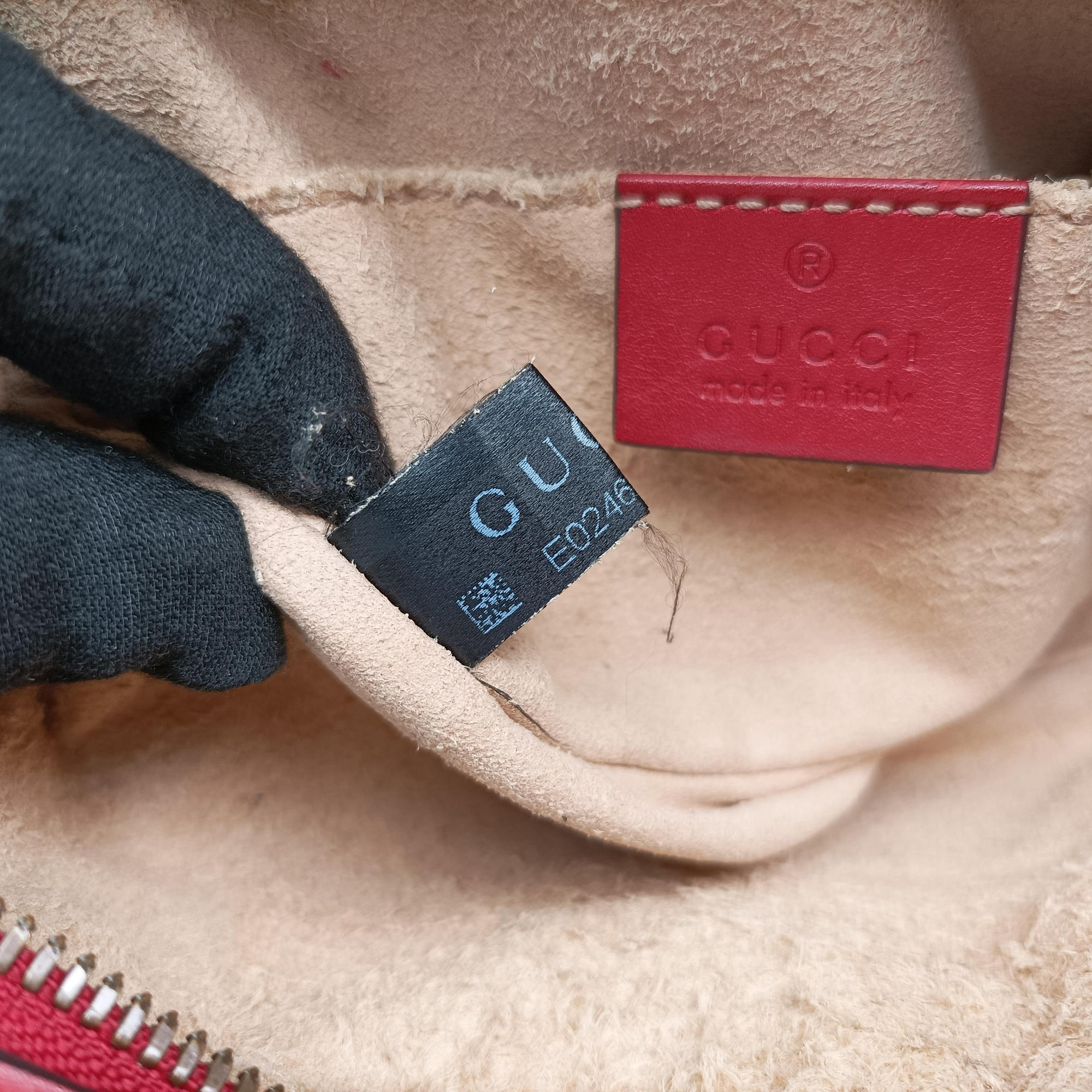GG Marmont Red Leather 476434 E024676158GGマーモント レッド レザー 476434 E024676158