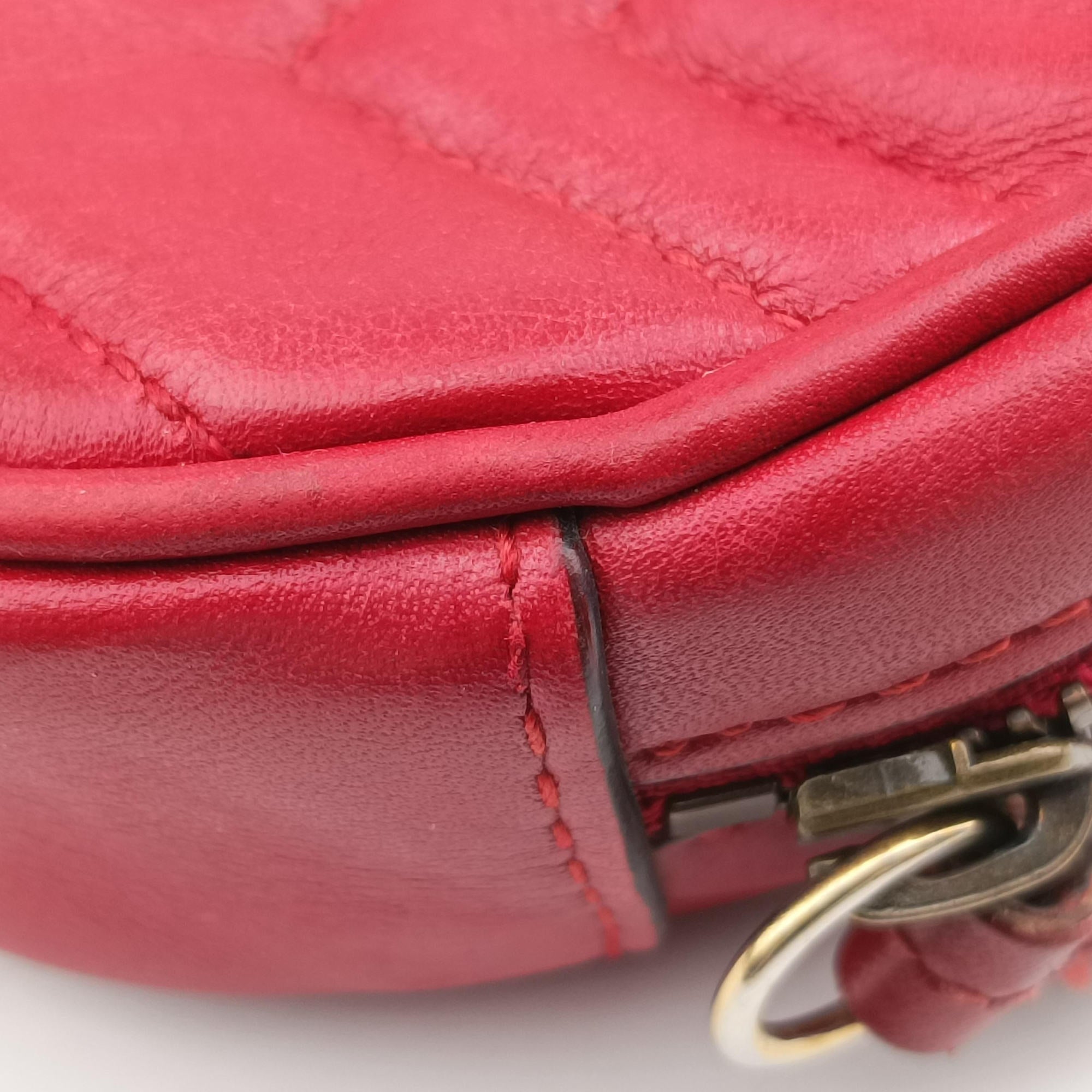 GG Marmont Red Leather 476434 E024676158GGマーモント レッド レザー 476434 E024676158