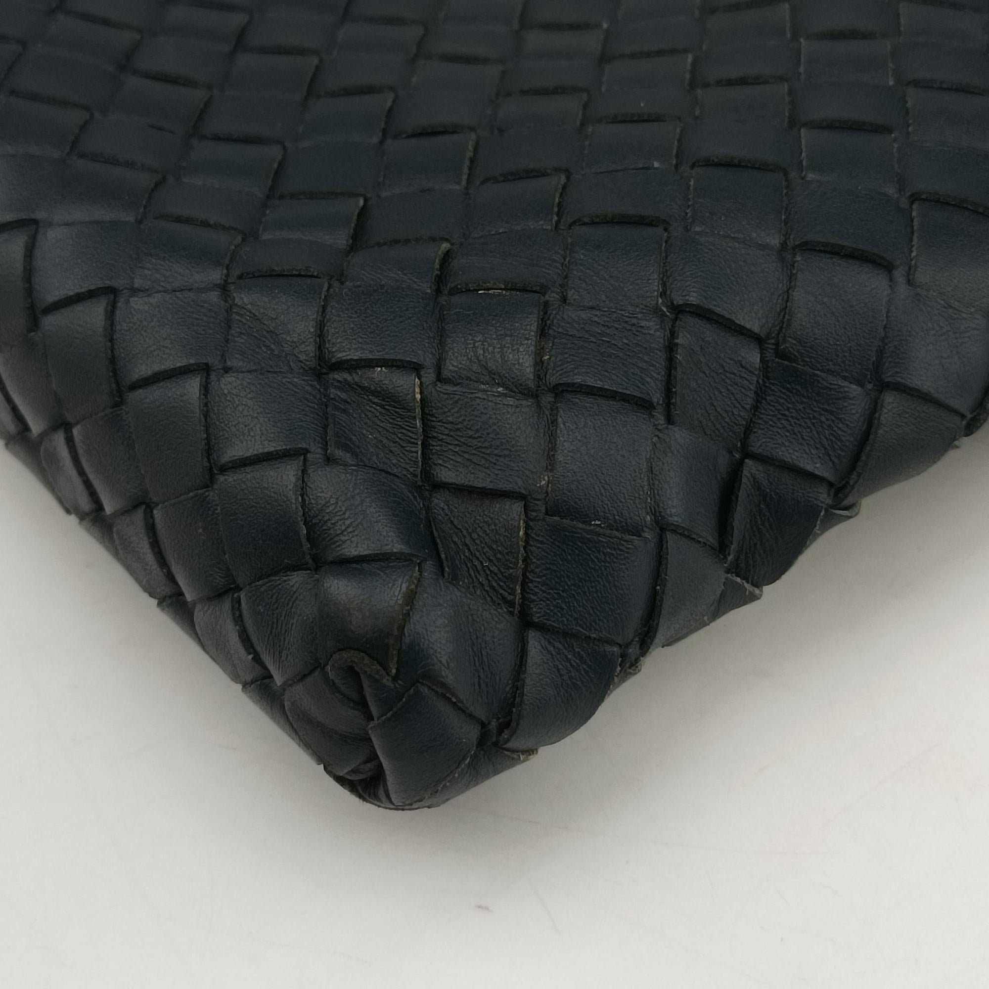 Intrecciato Navy lambskin B05848544Mイントレチャート ネイビー ラムスキン B05848544M