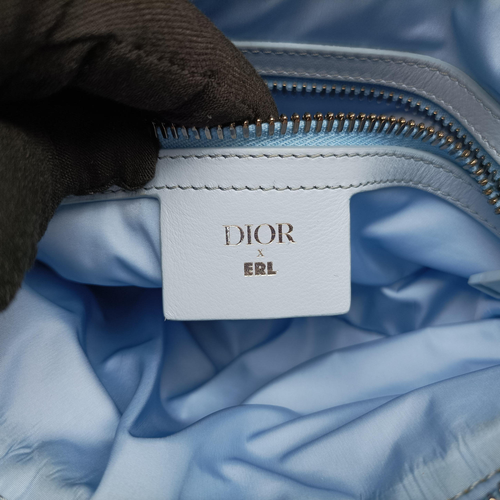 Dior x ERL Spring 2023 Collaboration Saddle Blue Fabric 21-BO-1202ディオール × ERL コラボレーション サドル ブルー ファブリック 21-BO-1202