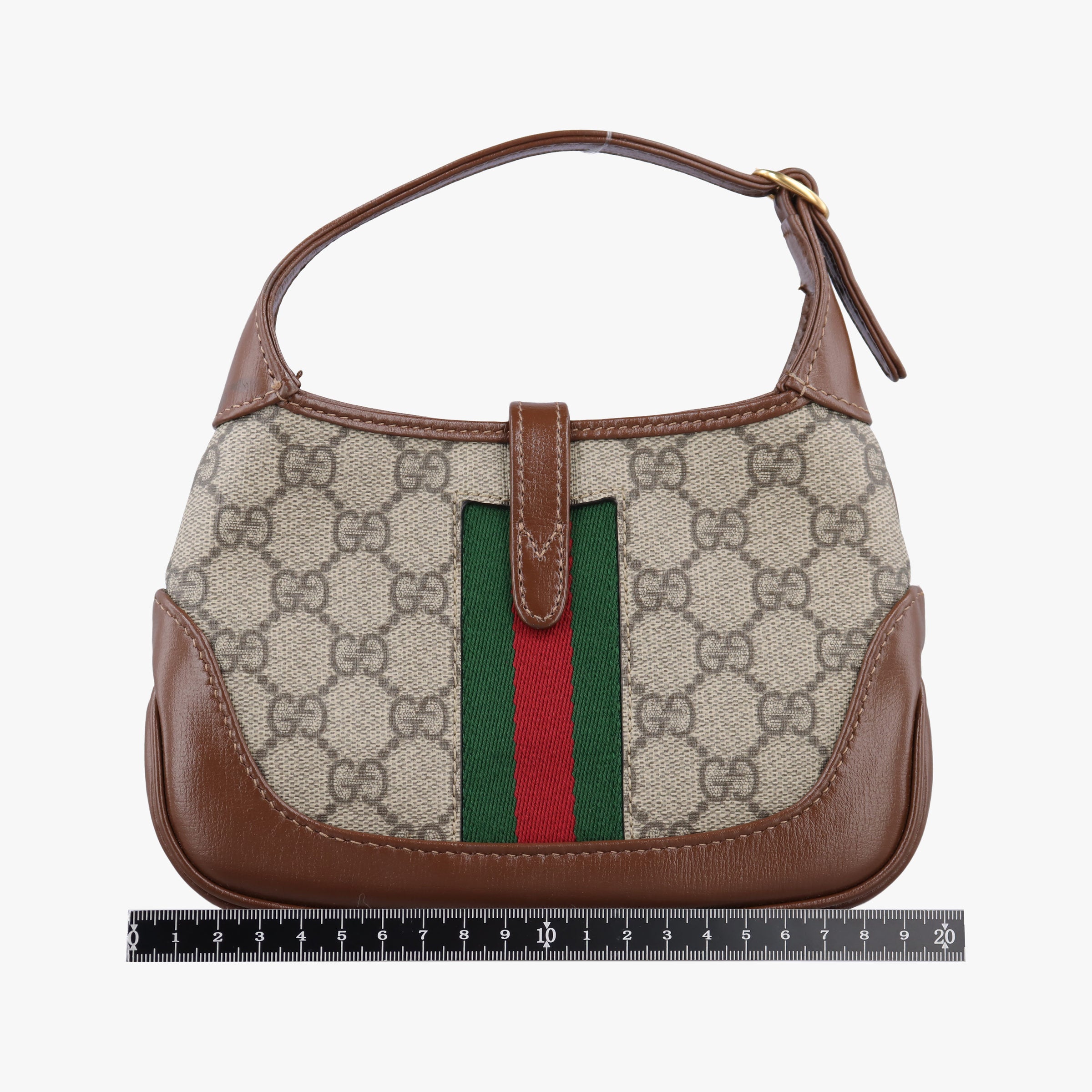 Jackie 1961 GG Supreme Brown PVC coated canvas 637092 D033156629ジャッキー 1961 GGスプリーム ブラウン PVCコーティングキャンバス 637092 D033156629