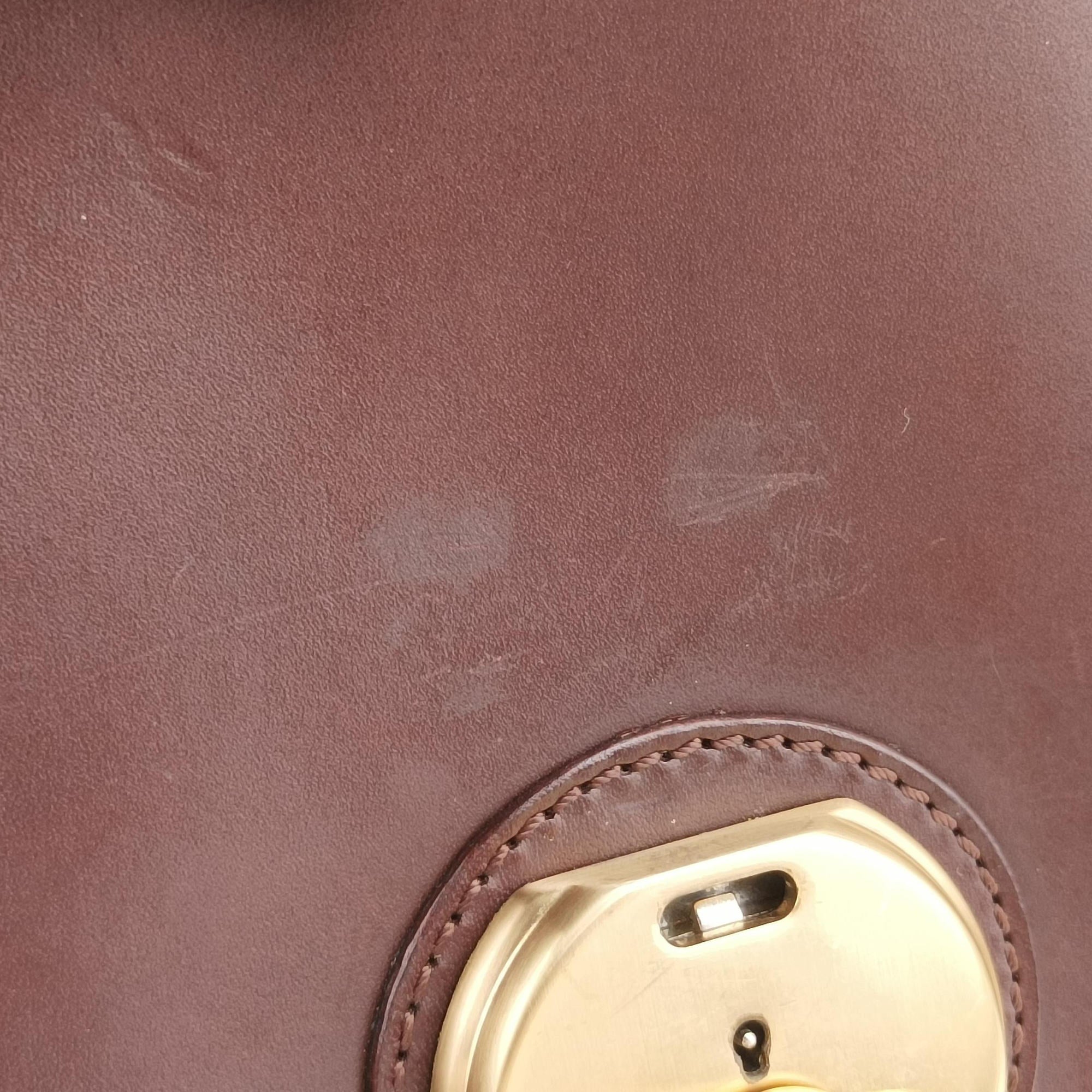Borsa Brown Leather 8BR423 2415-8BR423-LJ8-048ボルサ ブラウン レザー 8BR423 2415-8BR423-LJ8-048