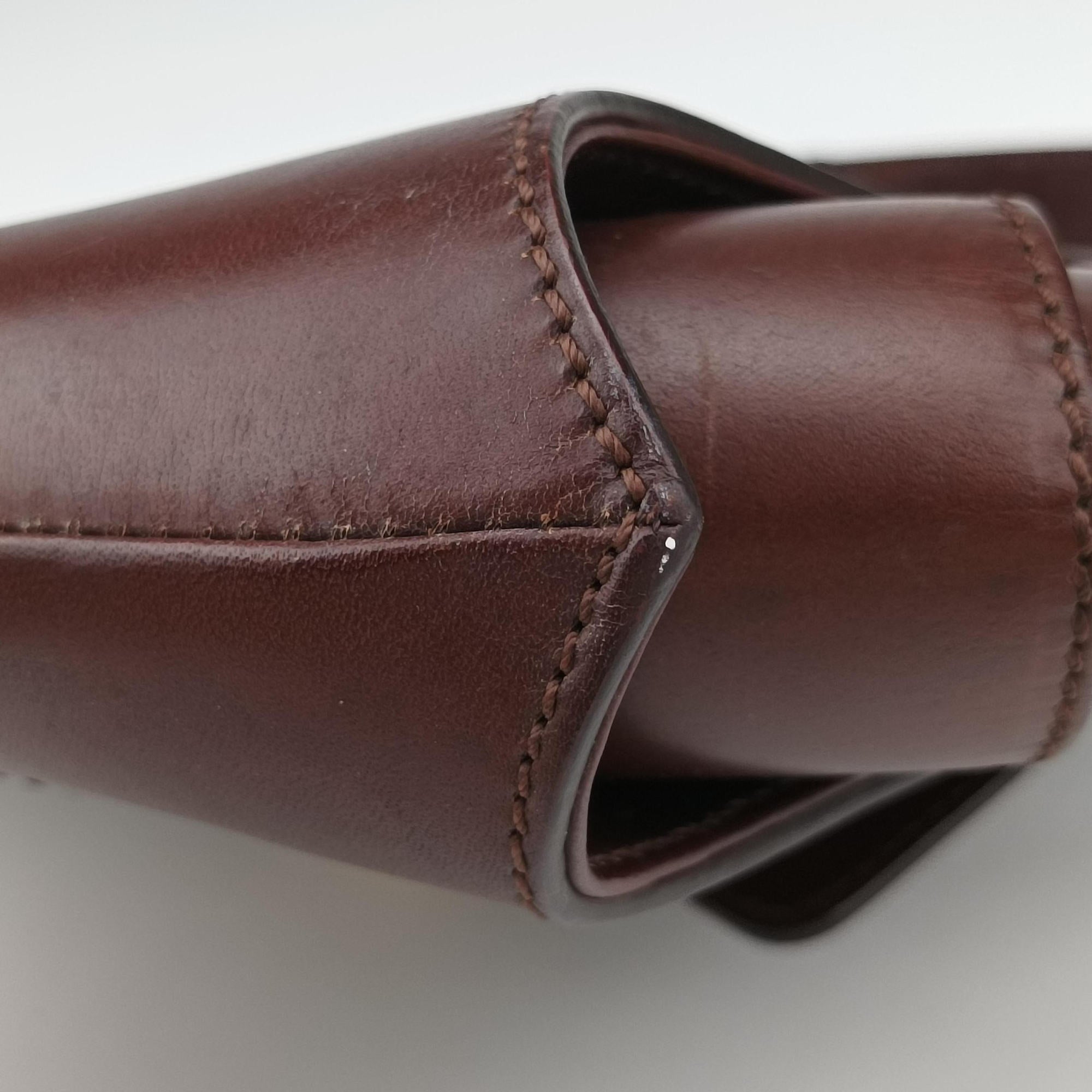 Borsa Brown Leather 8BR423 2415-8BR423-LJ8-048ボルサ ブラウン レザー 8BR423 2415-8BR423-LJ8-048