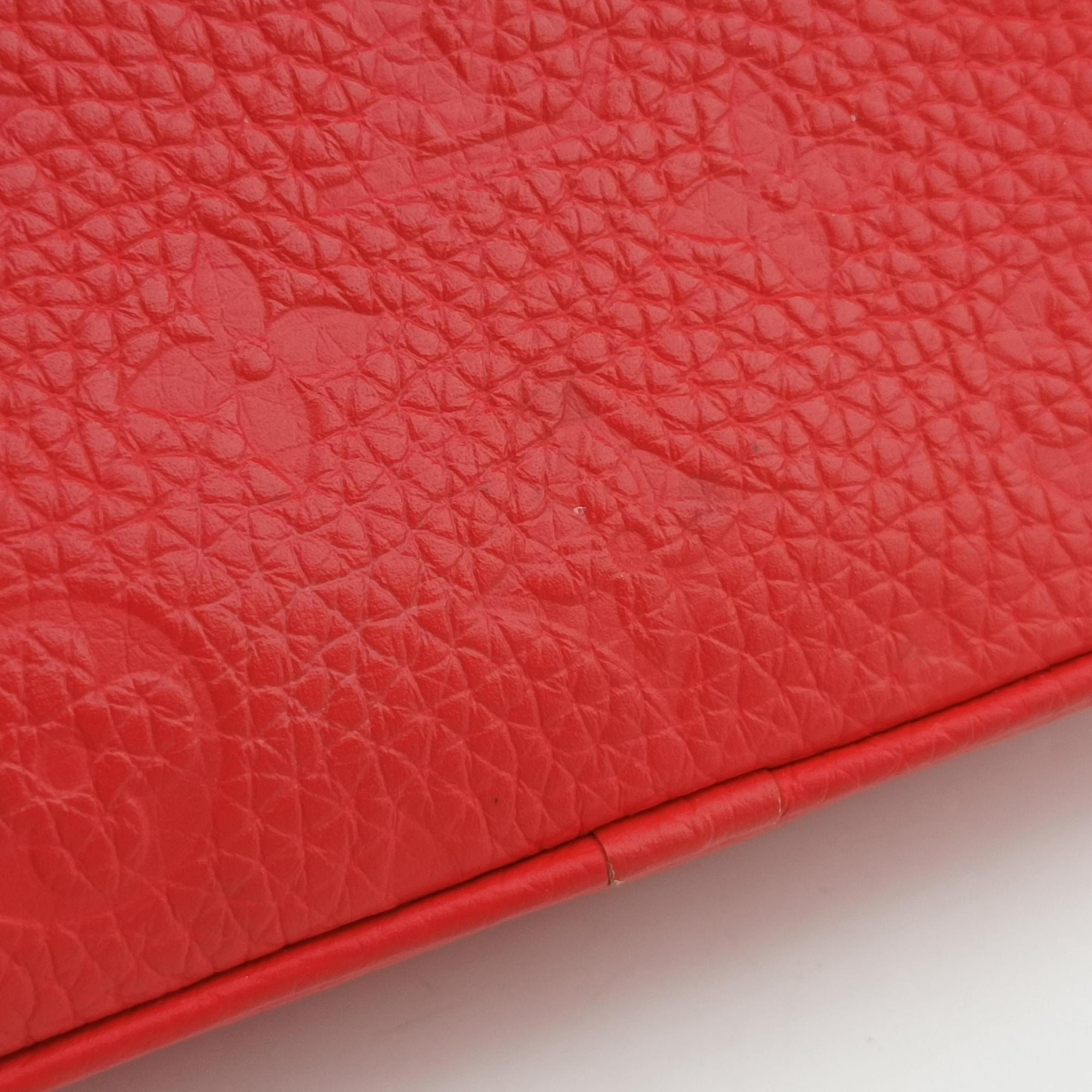 Pochette Volga Red Monogram Empreinte M53555 SP5118ポシェット ヴォルガ レッド モノグラム アンプラント M53555 SP5118
