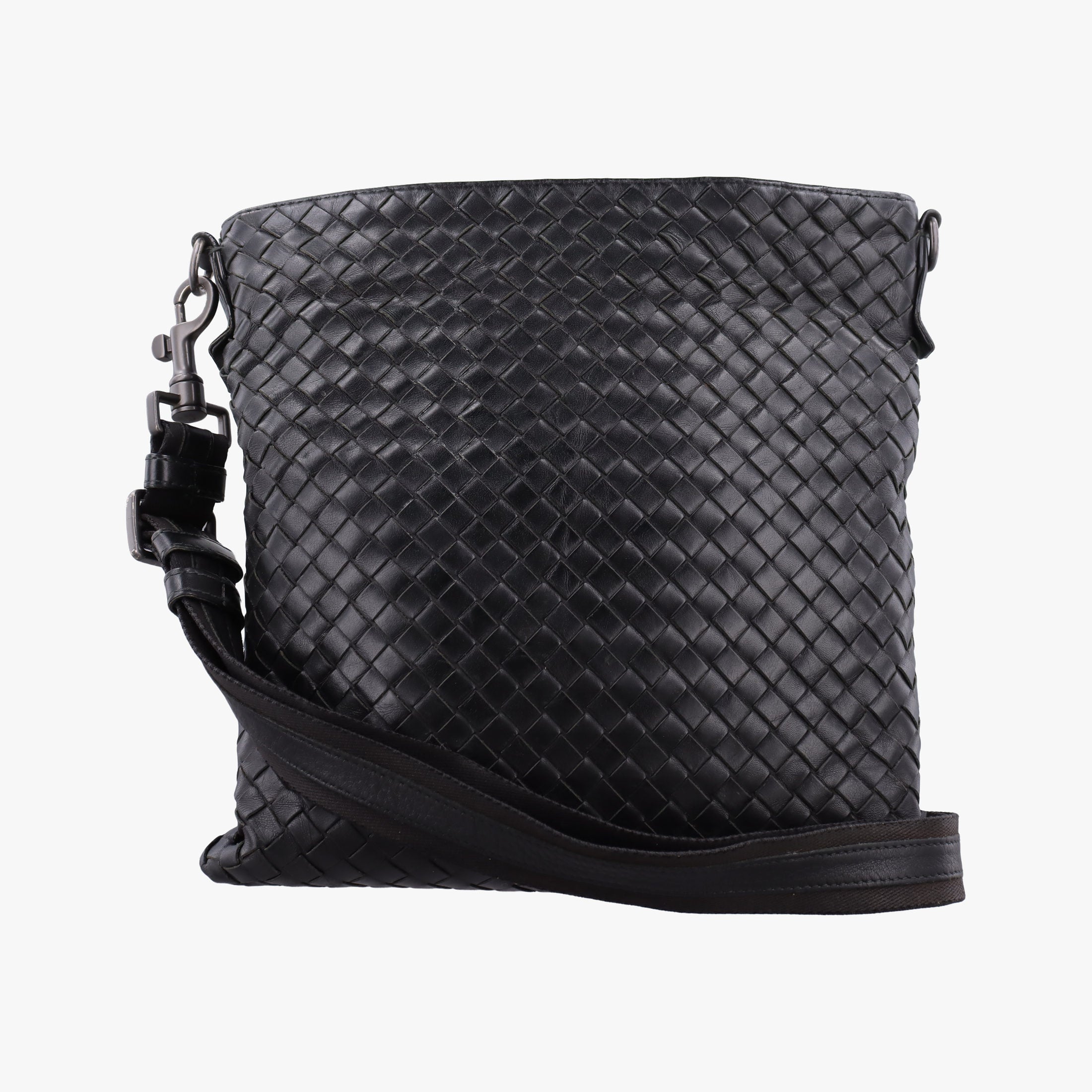 Intrecciato Black lambskin B02867597Wイントレチャート ブラック ラムスキン B02867597W