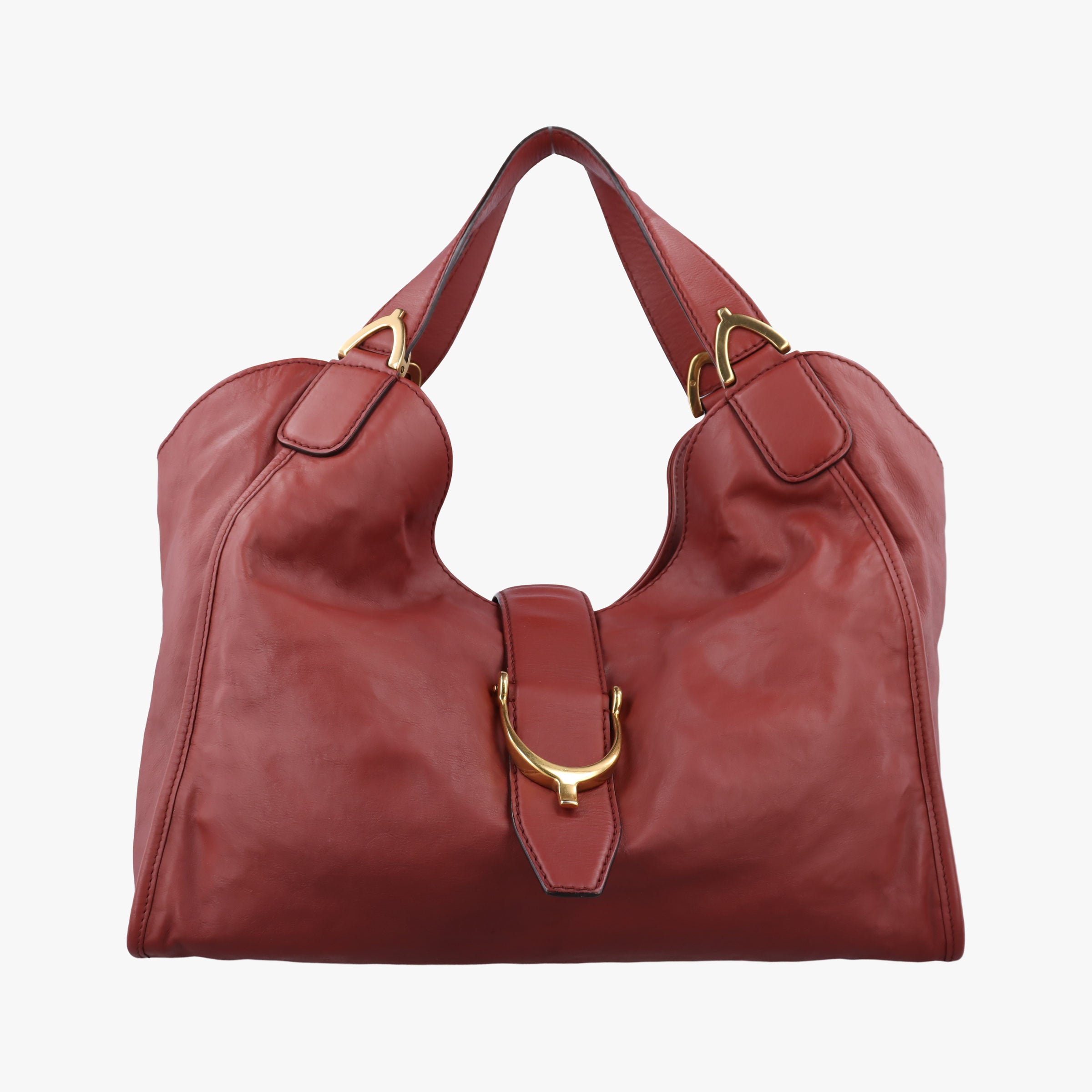 Soft Stirrup Burgundy Leather 296856 I010878691ソフト スターラップ ワインレッド レザー 296856 I010878691