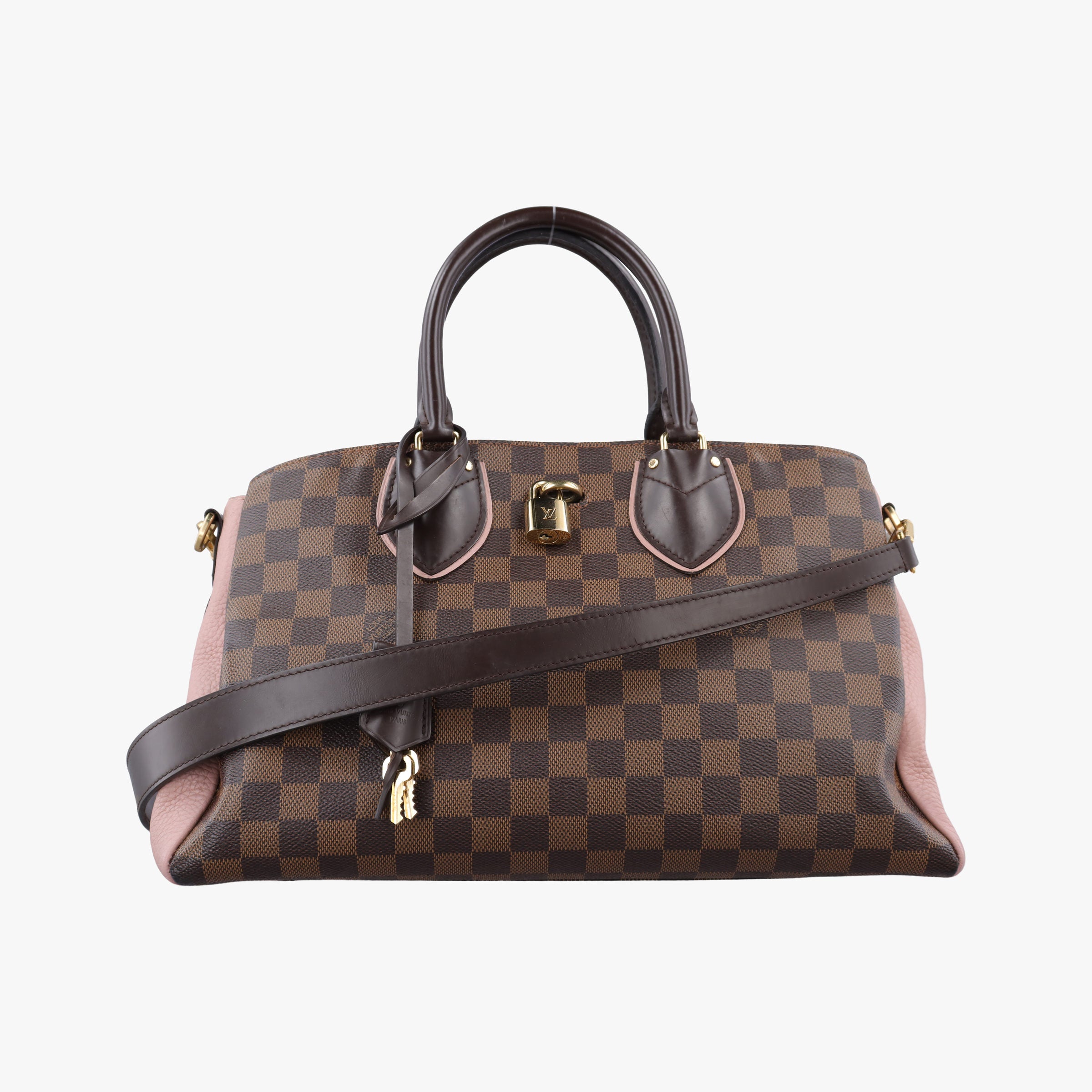 Normandy Magnolia×Pink Damier canvas×Taurillon leather N41488 AH0126ノルマンディー エベヌ×マグノリア ダミエ キャンバス×トリヨンレザー N41488 AH0126