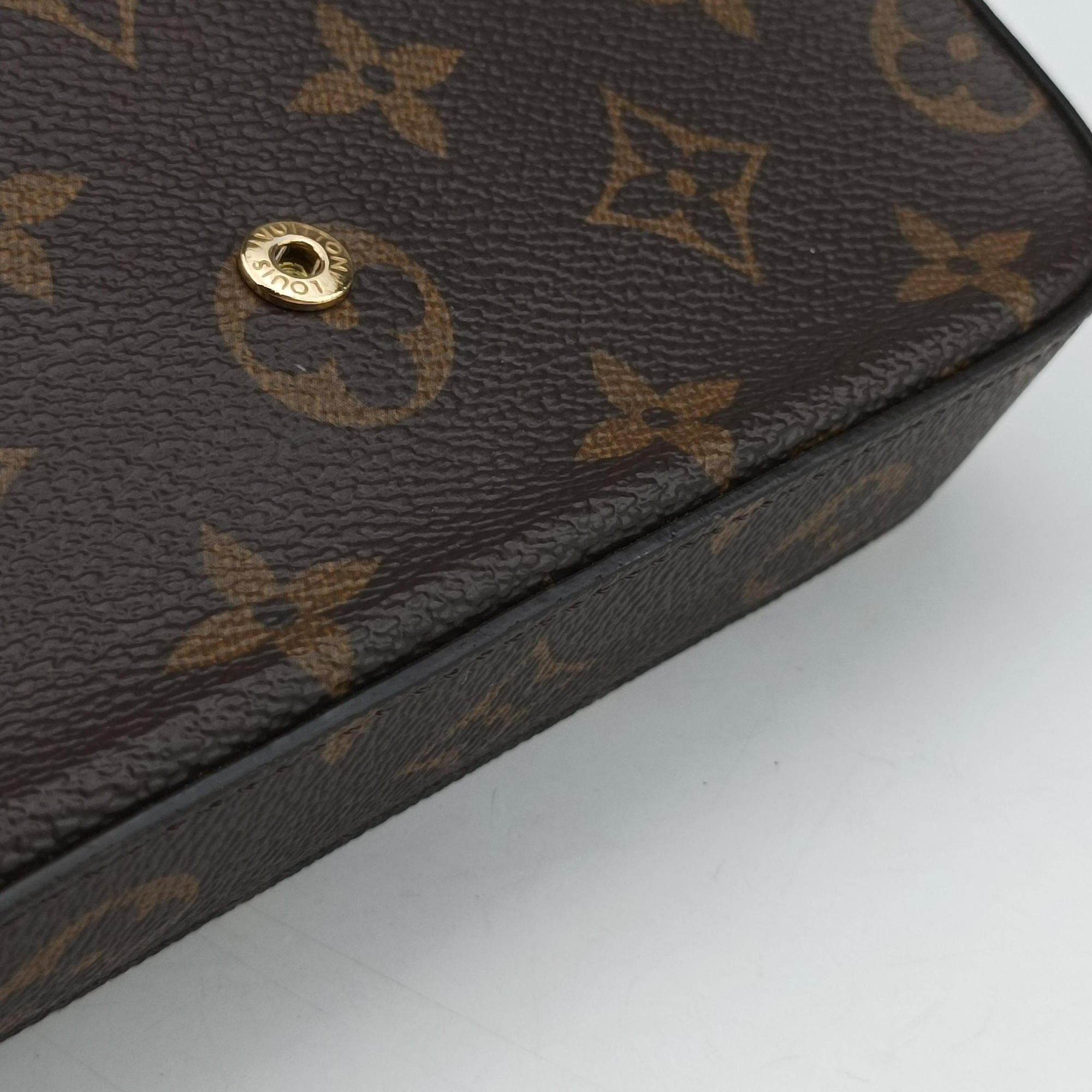 Multi Pochette FeLICIE Brown×KHAKI Monogram Canvas M80091 FH0241ミュルティ ポシェット フェリシー モノグラム/ブラウン×カーキ モノグラムキャンバス M80091 FH0241