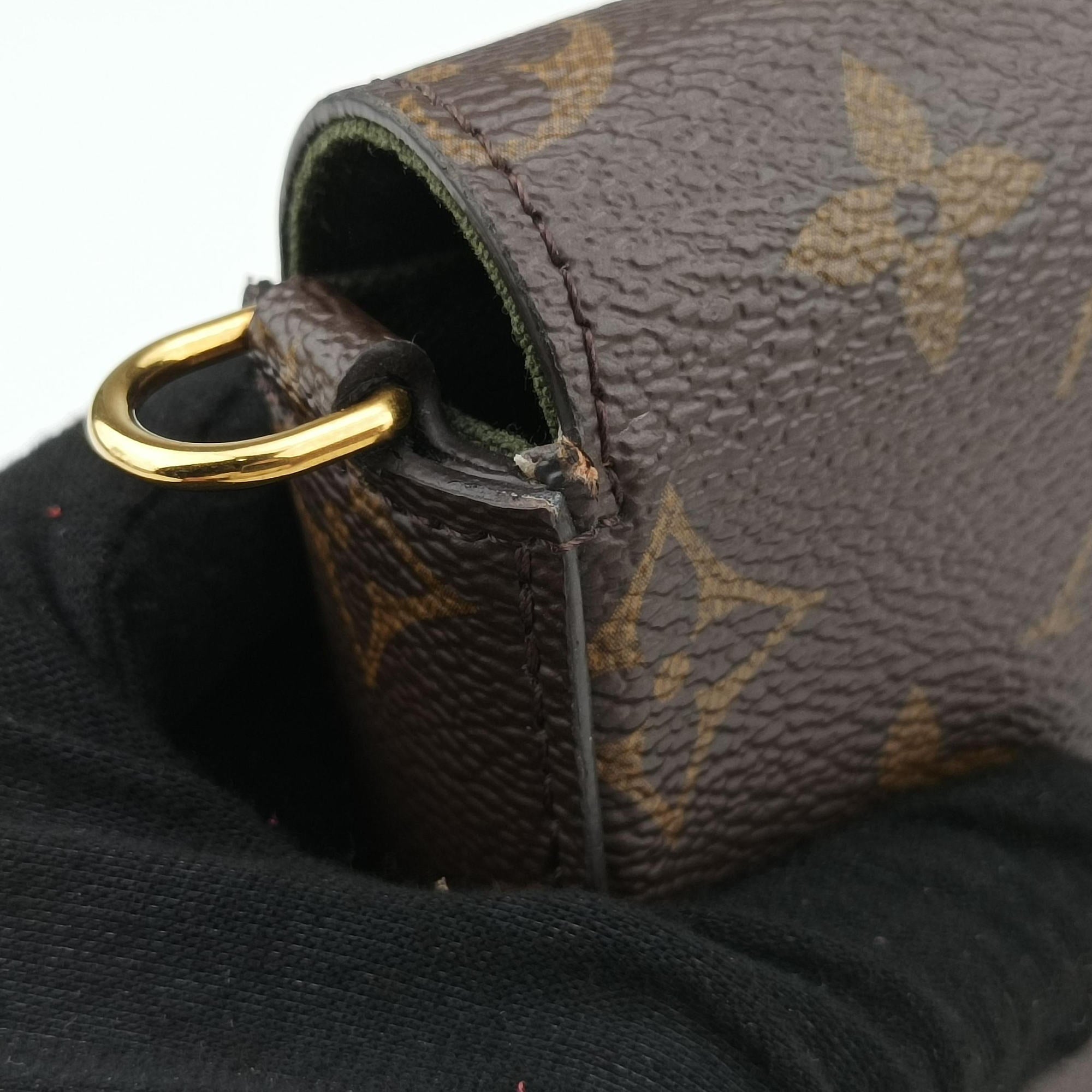 Multi Pochette FeLICIE Brown×KHAKI Monogram Canvas M80091 FH0241ミュルティ ポシェット フェリシー モノグラム/ブラウン×カーキ モノグラムキャンバス M80091 FH0241