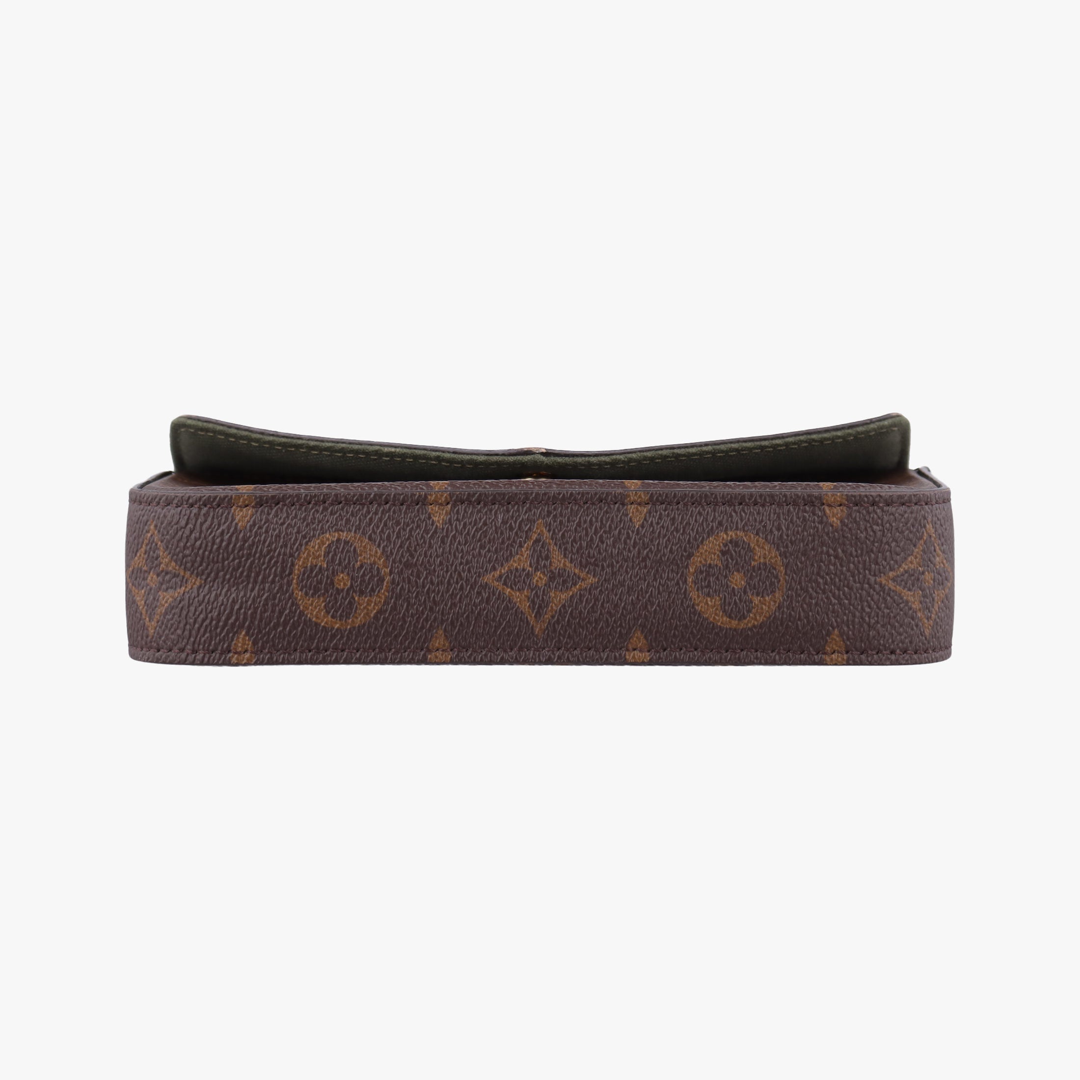 Multi Pochette FeLICIE Brown×KHAKI Monogram Canvas M80091 FH0241ミュルティ ポシェット フェリシー モノグラム/ブラウン×カーキ モノグラムキャンバス M80091 FH0241