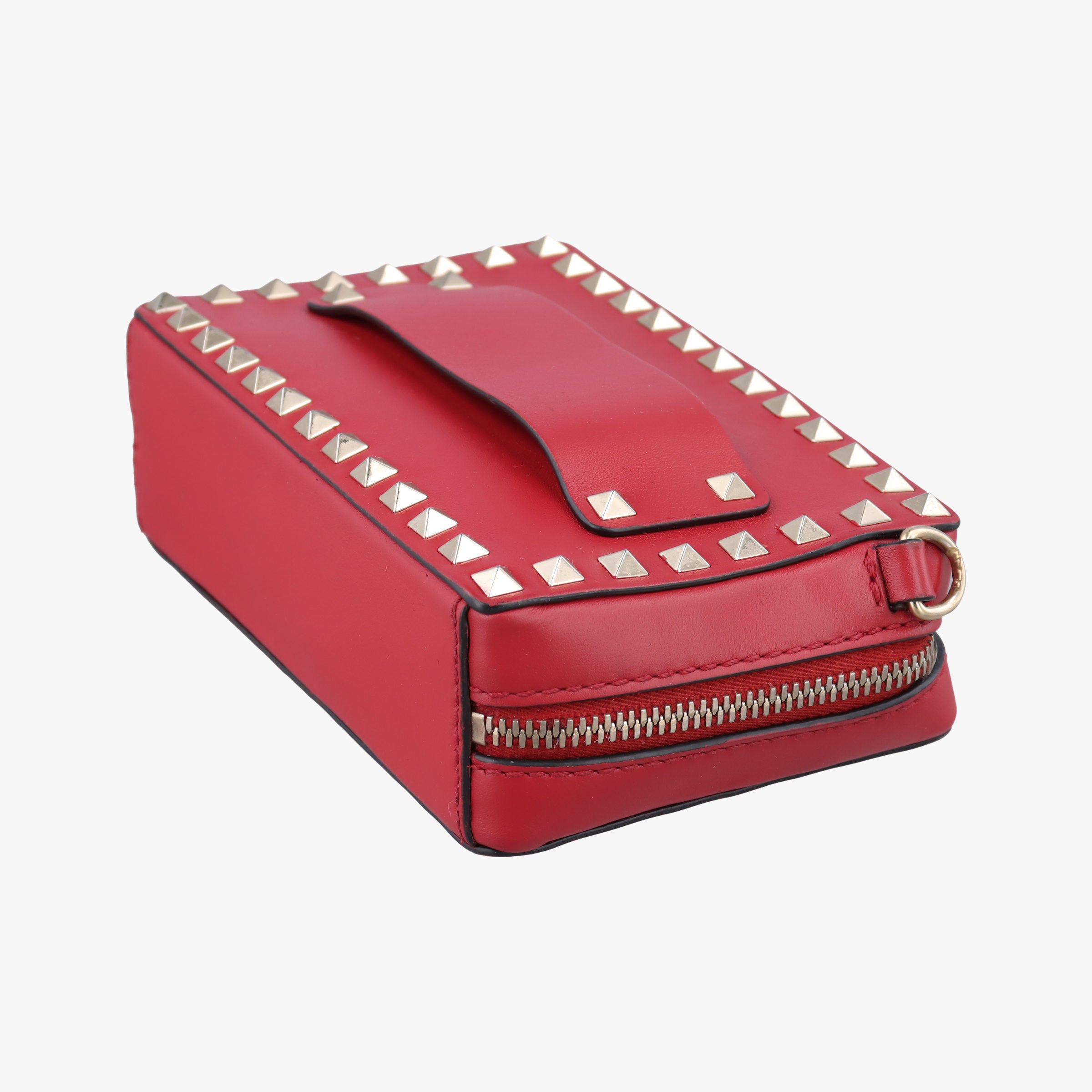 Rockstud Red Leather Lot number unknownロックスタッズ レッド レザー 製番不明