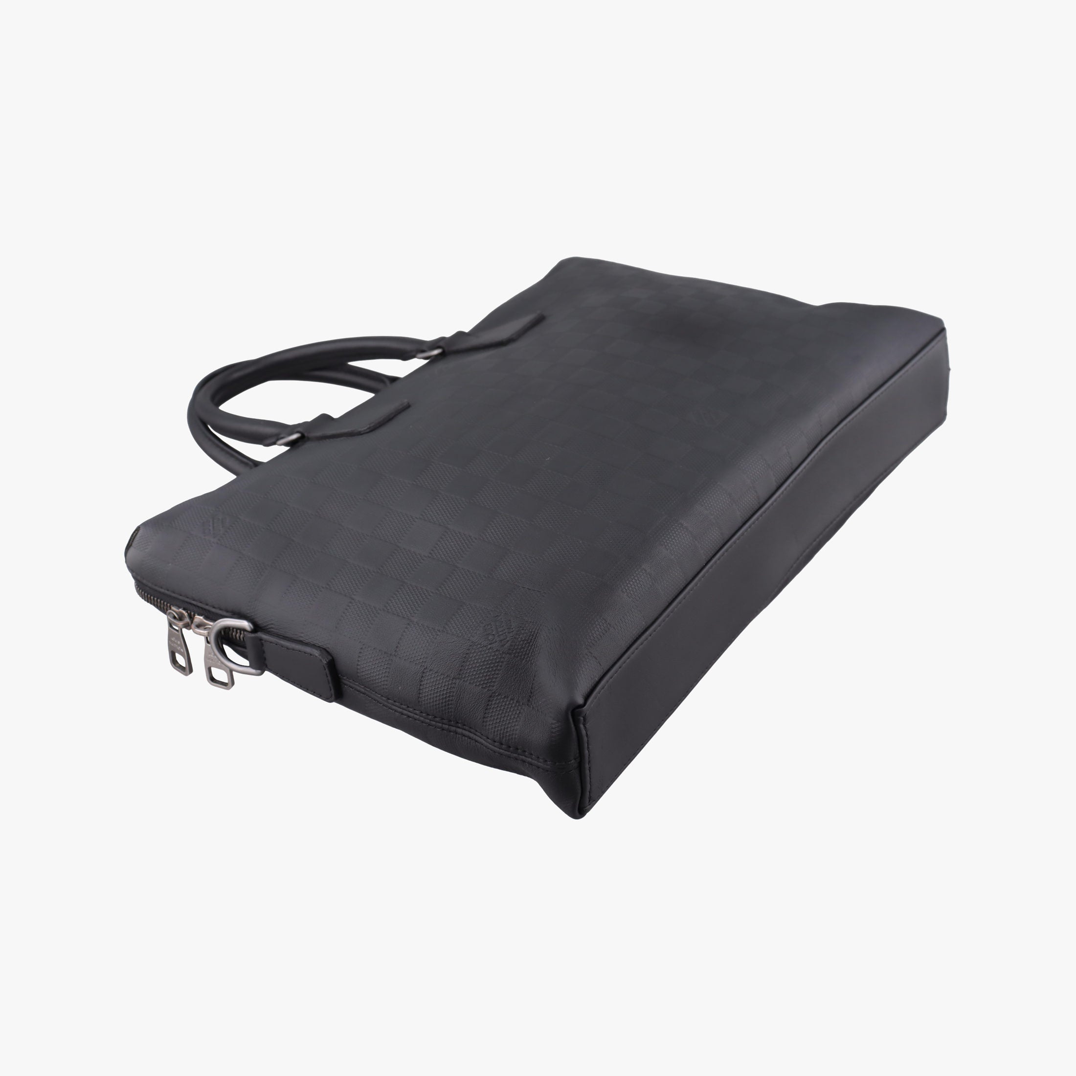 Porte Documents Jour Noir Damier Graphite N48224 CA4193ポルトドキュマン ジュール ノワール ダミエ グラフィット N48224 CA4193