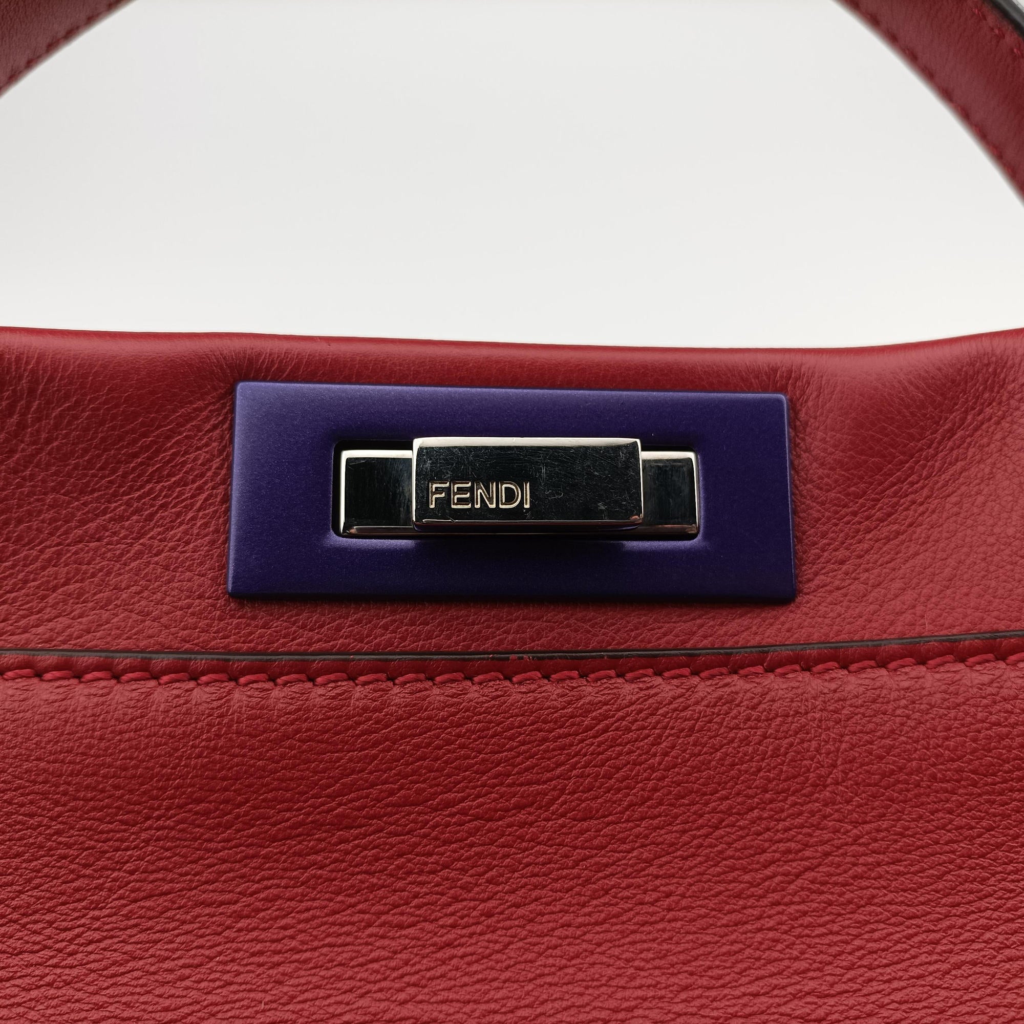 PEEKABOO MEDIUM Red Leather 8BN290 8BN290-3ZN-169-10429ピーカブー ミディアム レッド レザー 8BN290 8BN290-3ZN-169-10429