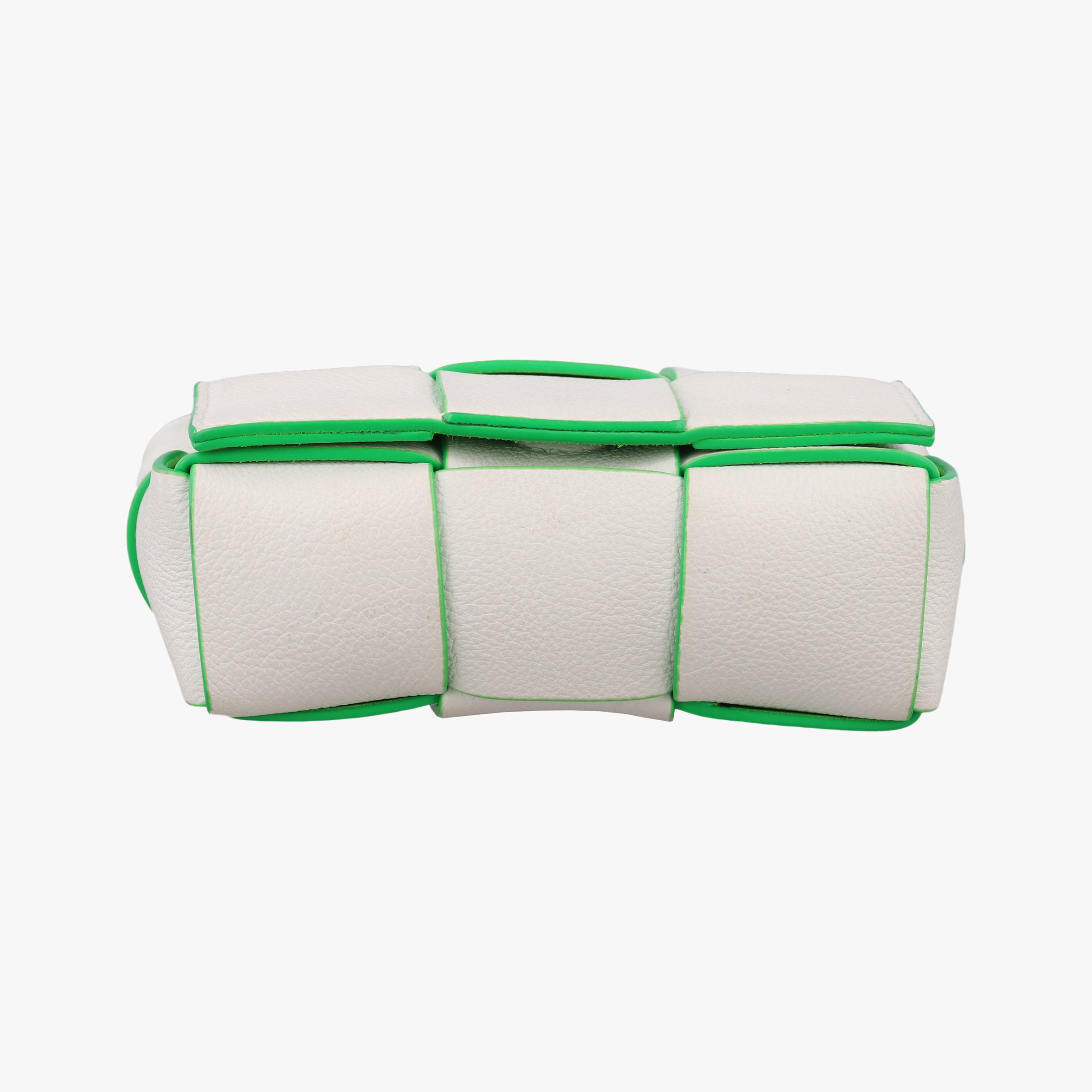 candy cassette White×green Leather IC Chipキャンディ カセット ホワイト×グリーン レザー ICチップ