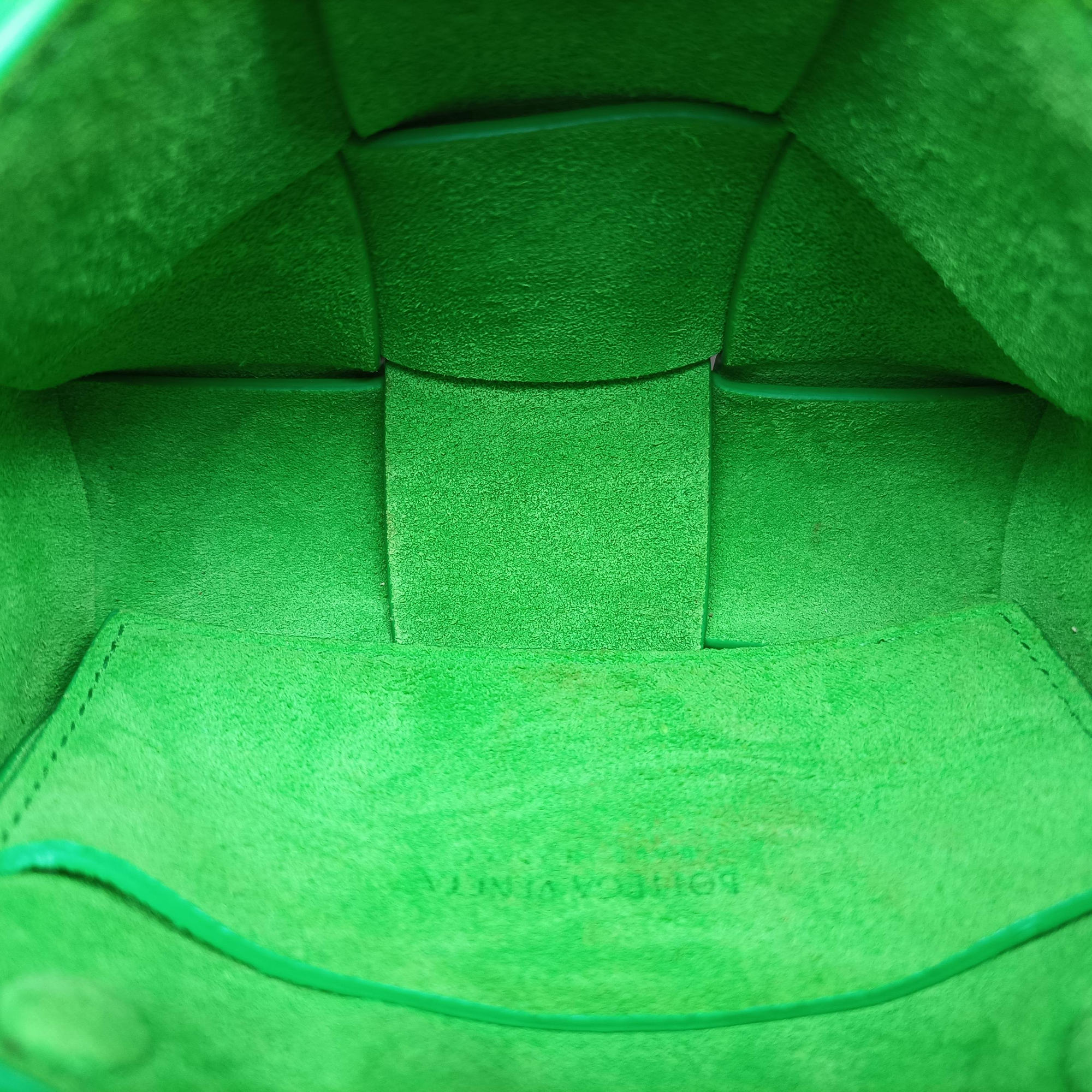 candy cassette White×green Leather IC Chipキャンディ カセット ホワイト×グリーン レザー ICチップ