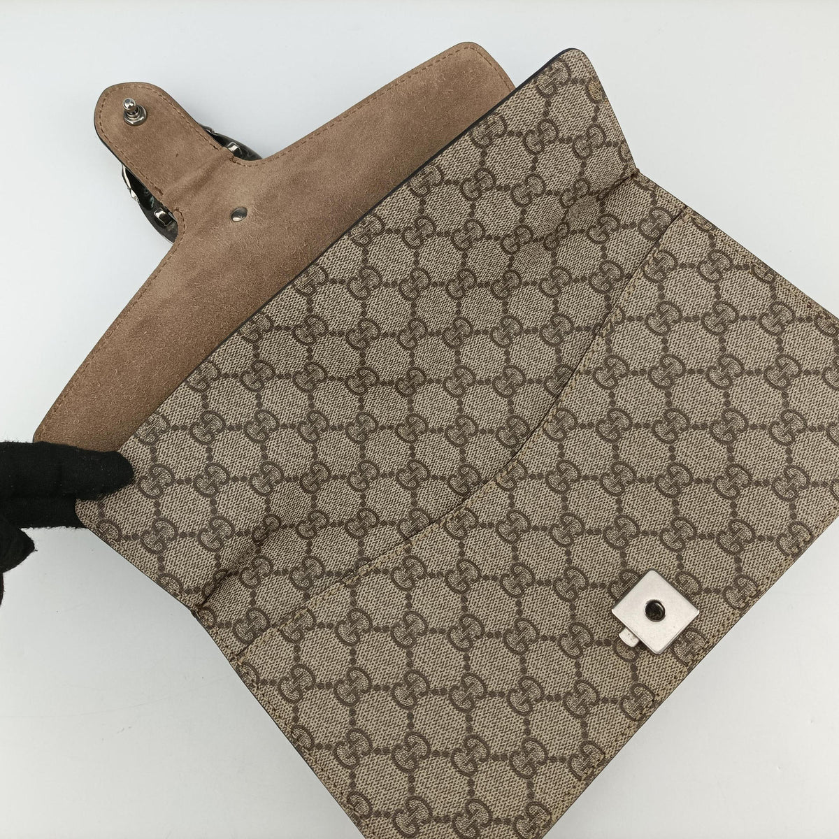 Dionysus Beige×Brown PVC coated canvas × suede 400249 I018724695ディオニュソス ベージュ×ブラウン PVCコーティングキャンバス × スエード 400249 I018724695