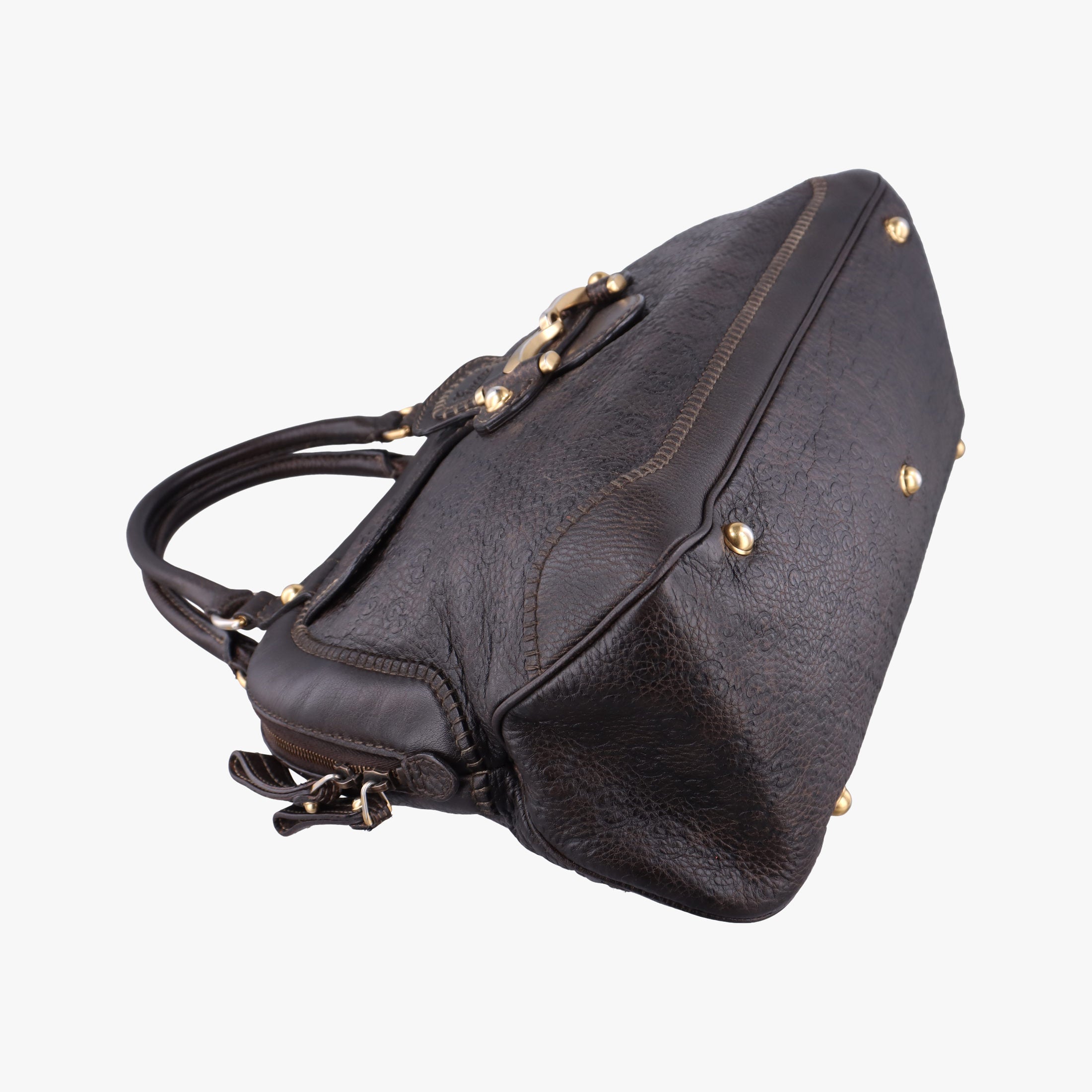 Guccissima New Pelham horsebit Brown leather 223956 F4967922グッチシマ ニューペラム ホースビット ブラウン レザー 223956 F4967922
