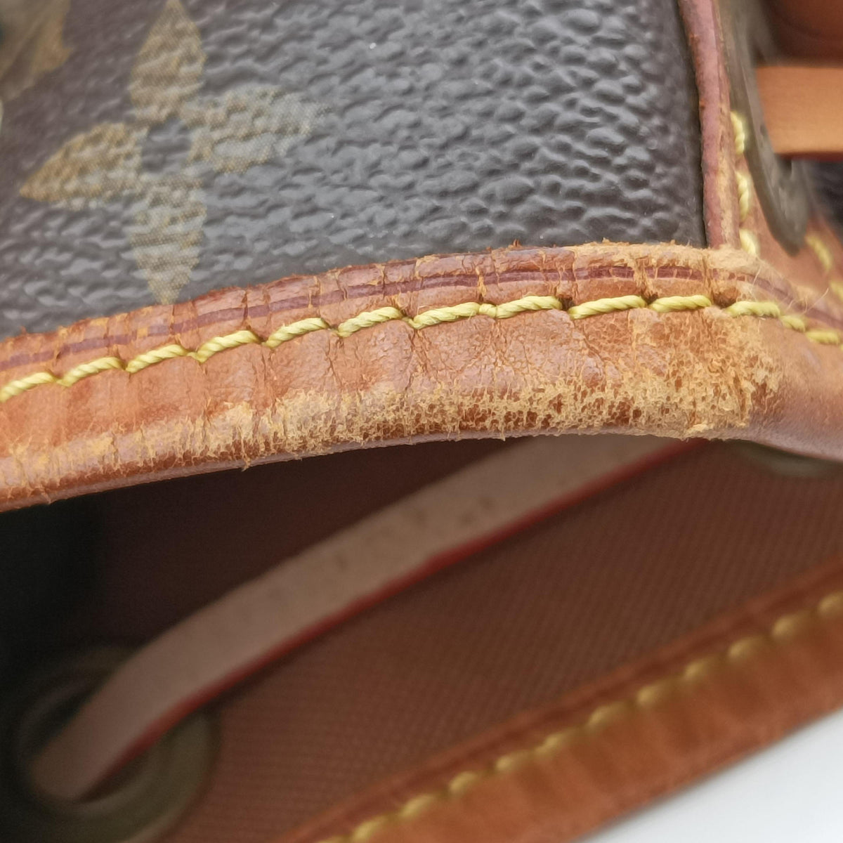Pre-owned Louis Vuitton Noe Brown Monogram Canvas M42224 shoulderbag | stylenewstar