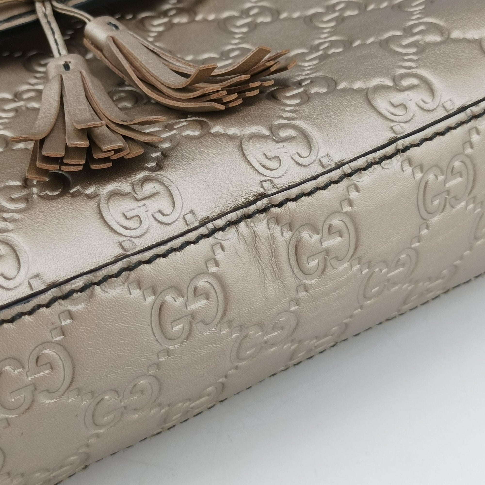 Emily Golden Leather 295402 F012749506エミリー ゴールド レザー 295402 F012749506