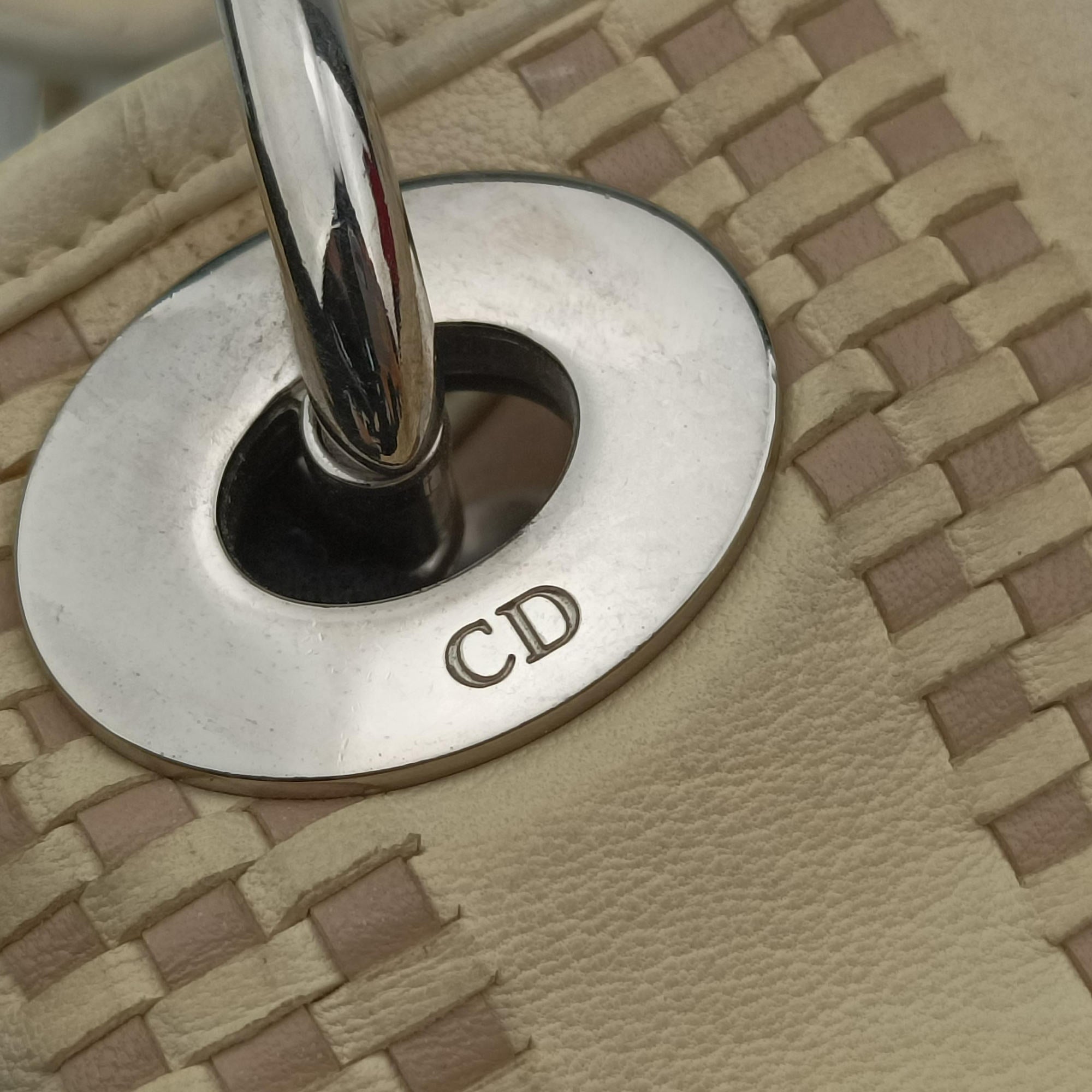 Soft Lady Dior Beige Leather 94-MA-0098レディ ディオール ソフト ベージュ レザー 94-MA-0098