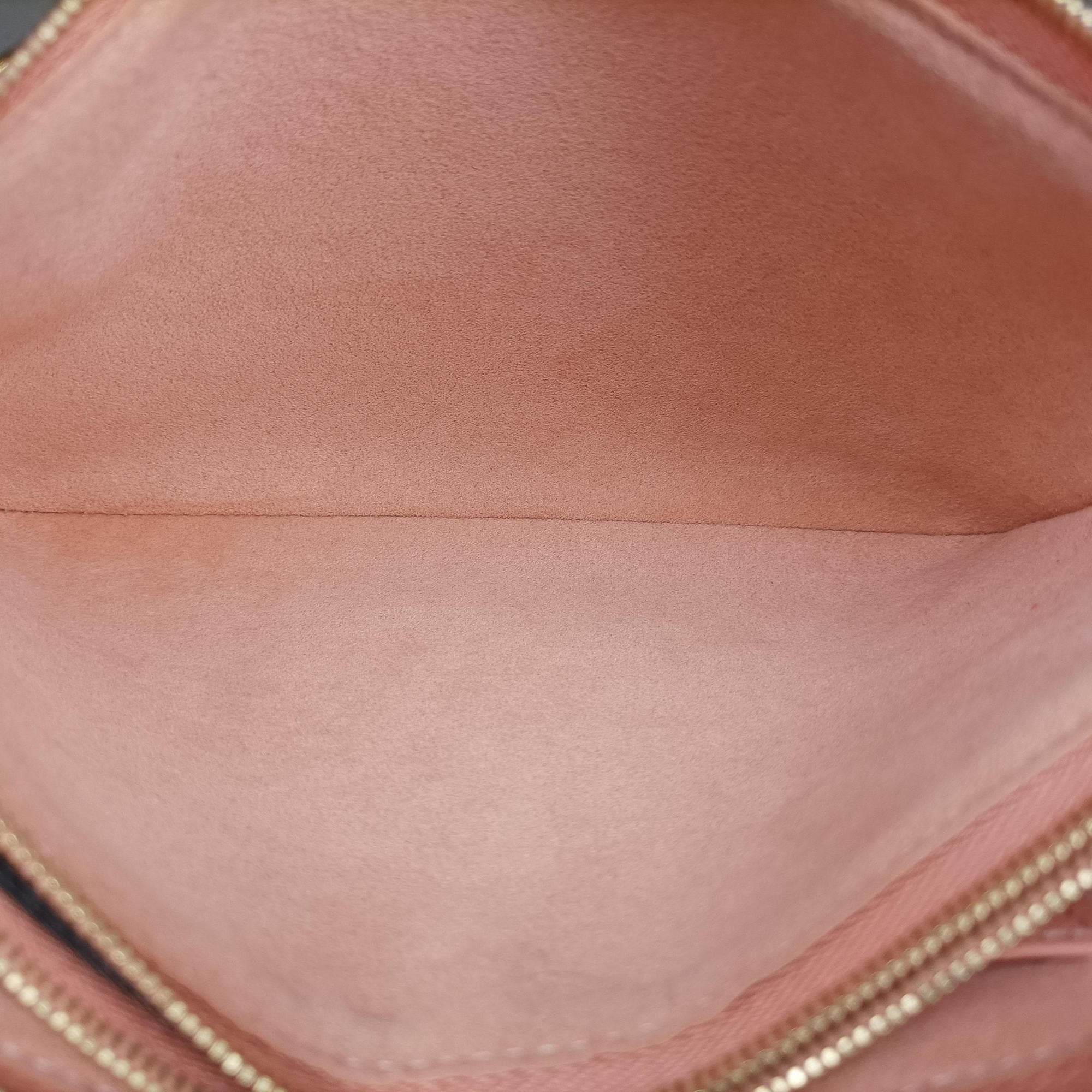 Pochette Double Zip EBENE×Rose Ballerine Damier Canvas N60254 MI4129ポシェット ドゥーブルジップ エベーヌ×ローズバレリーヌ ダミエキャンバス N60254 MI4129