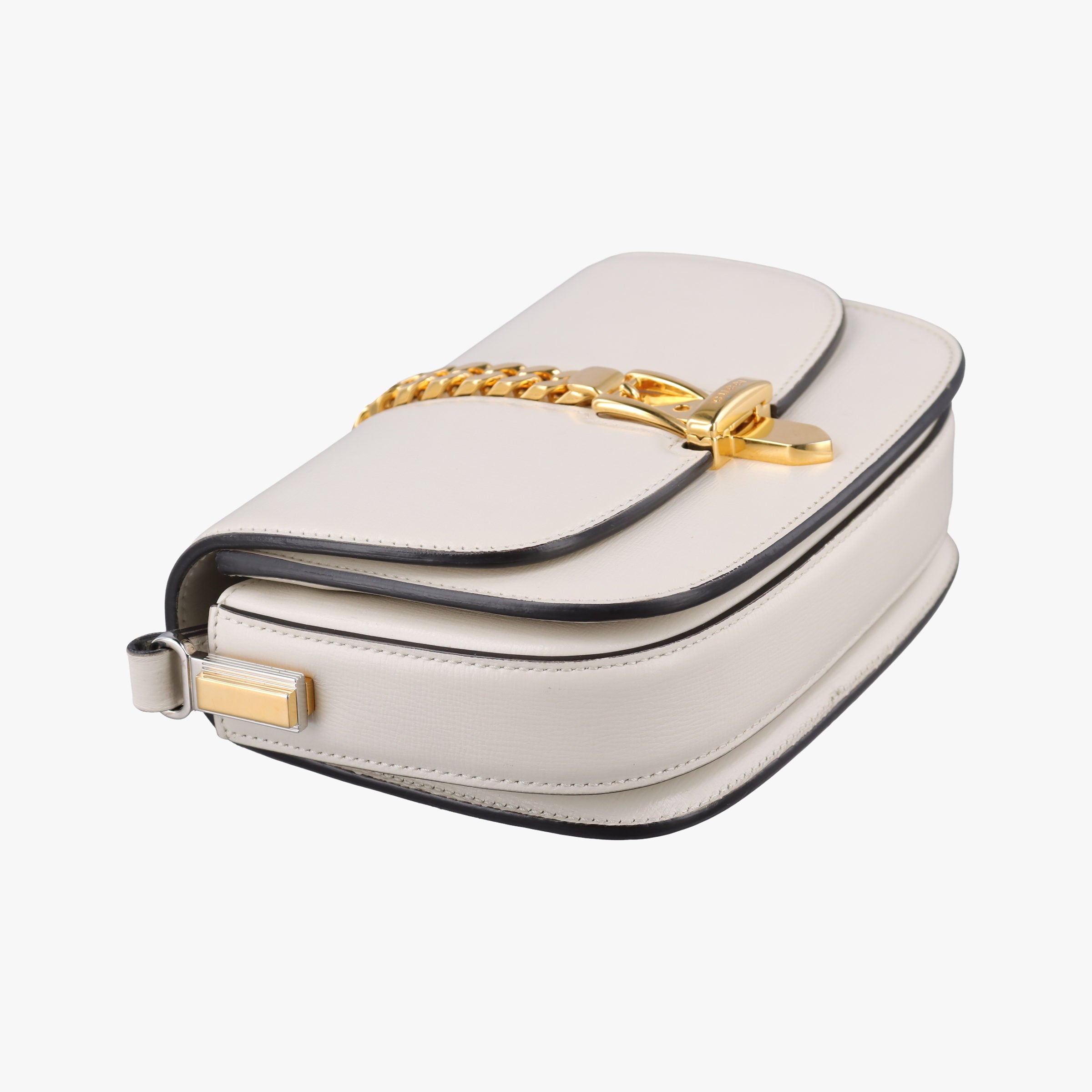 Sylvie 1969 Mini White Leather 615965 G033321980シルヴィ 1969 ホワイト レザー 615965 G033321980