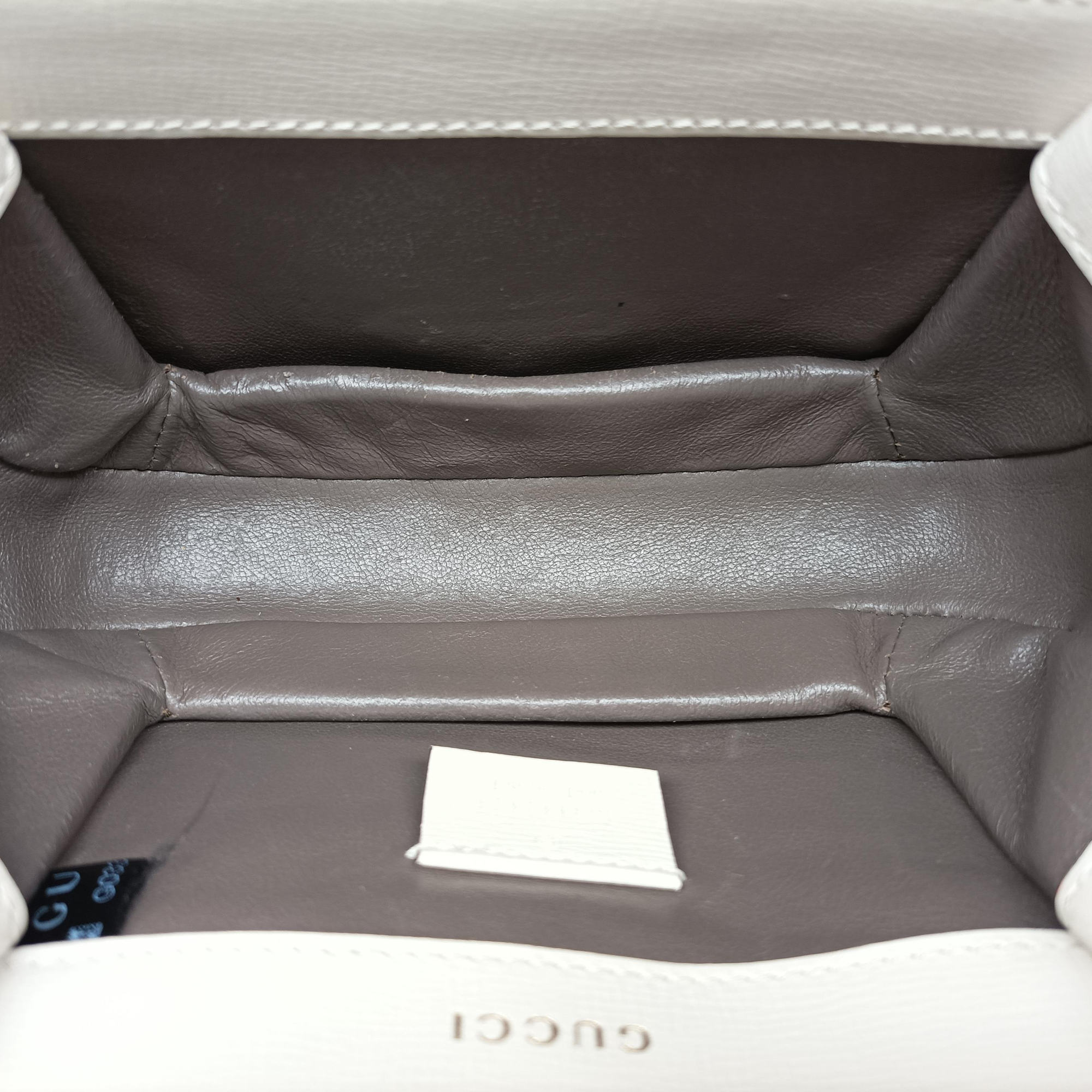 Sylvie 1969 Mini White Leather 615965 G033321980シルヴィ 1969 ホワイト レザー 615965 G033321980