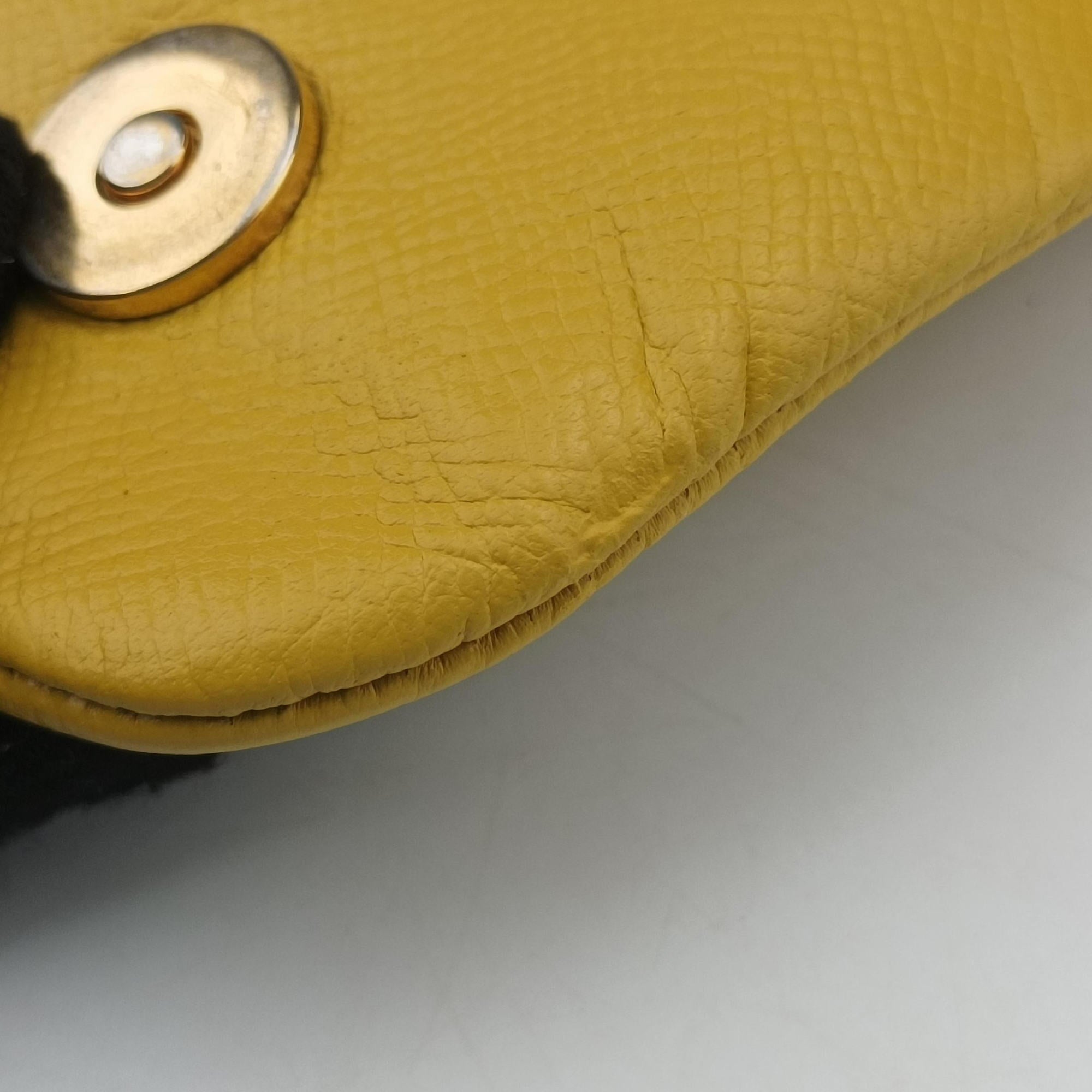 Sicily Yellow Leather シシリー イエロー レザー