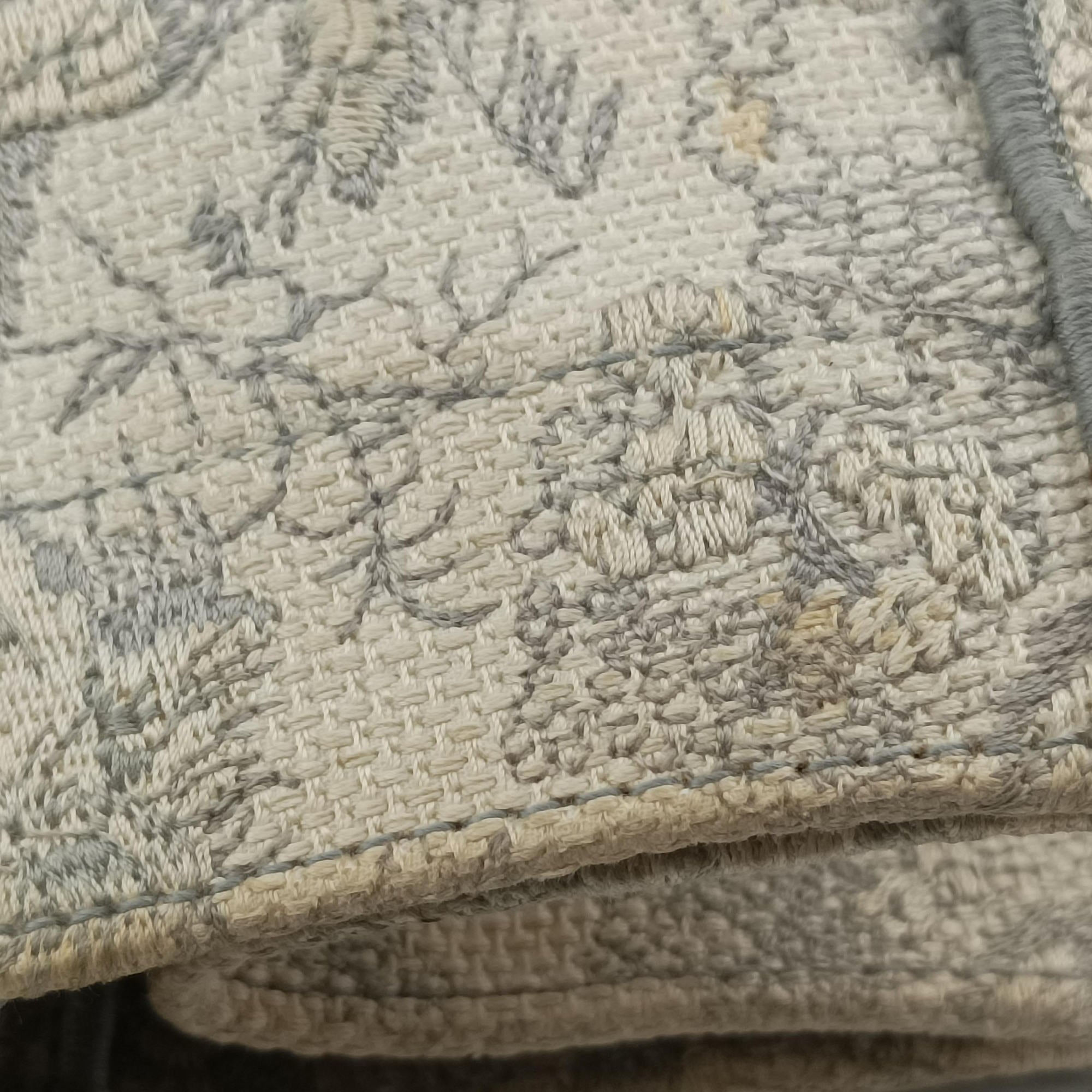 Toile de Jouy Grey canvas 50-MA-1212 IC Chipトワルドジュイ グレー キャンバス 50-MA-1212 ICチップ