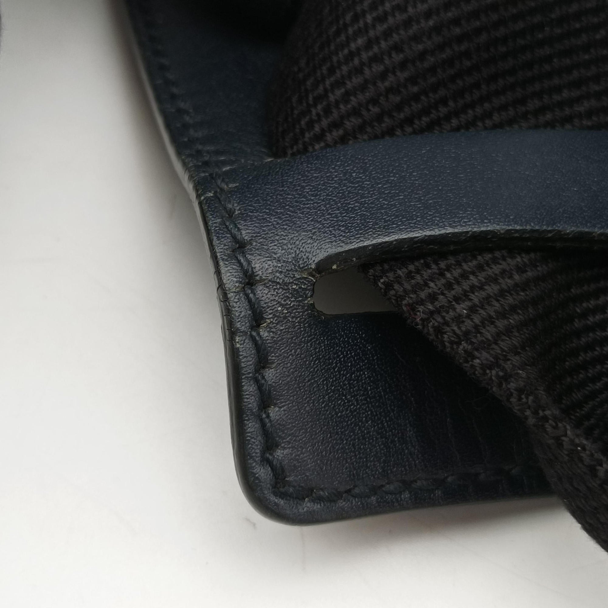 GG Plus GG Supreme Navy Leather 406368 A021227868GGプラス GGスプリーム ネイビー レザー 406368 A021227868