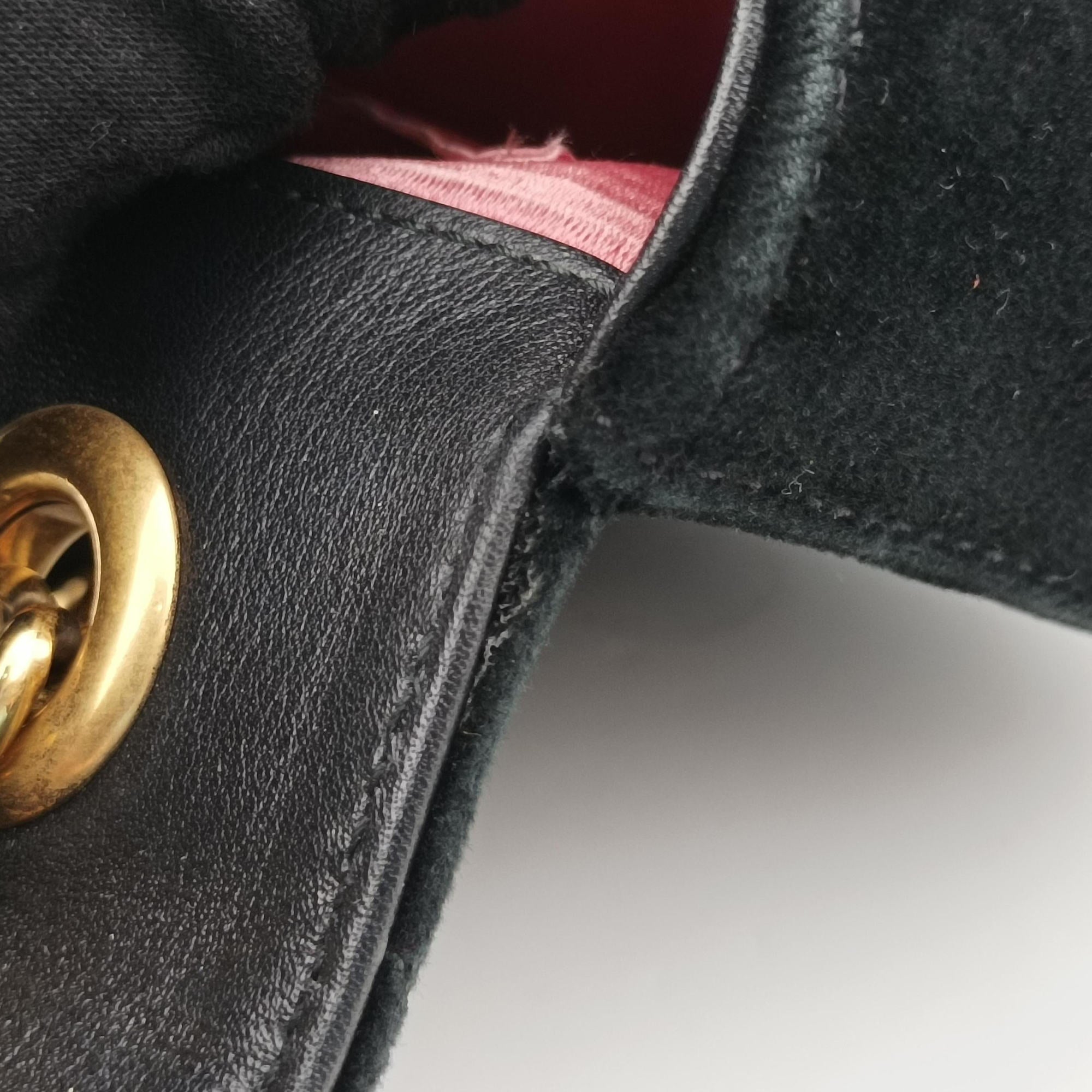 GG Marmont Black velour 446744 G021908351GGマーモント ブラック ベロア 446744 G021908351