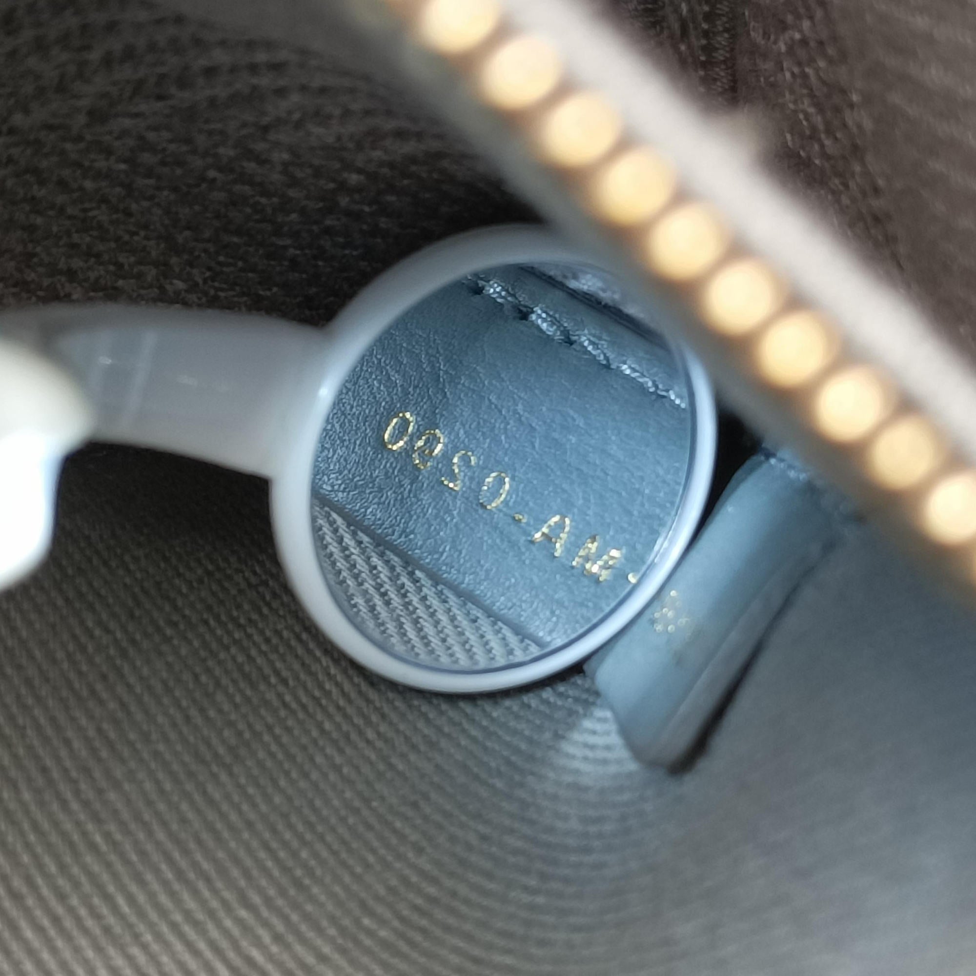 Lady Dior D-lite Grey Jacquard 50-MA-0290 IC Chipレディディオール D-lite グレー ジャガード 50-MA-0290 ICチップ