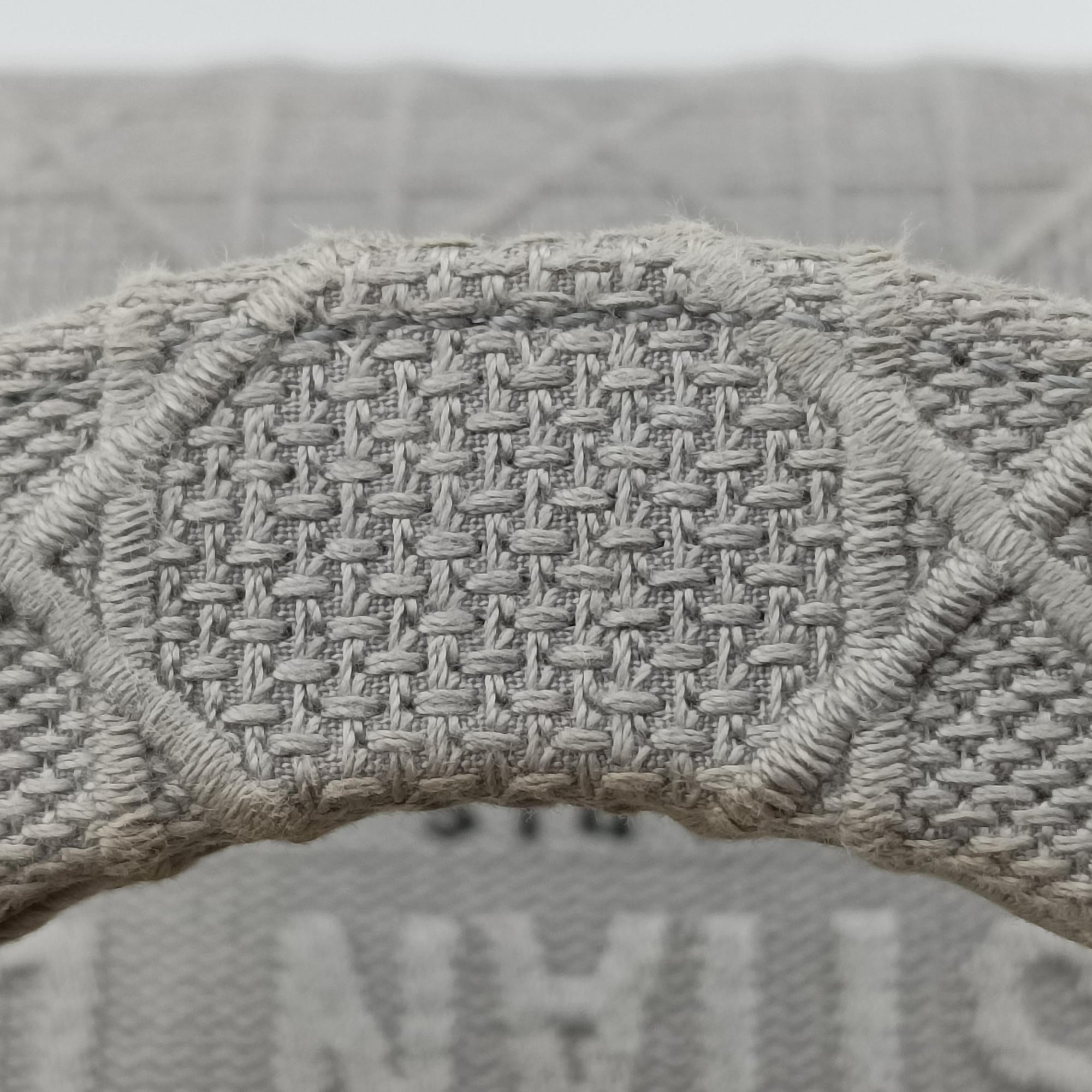 Lady Dior D-lite Grey Jacquard 50-MA-0290 IC Chipレディディオール D-lite グレー ジャガード 50-MA-0290 ICチップ