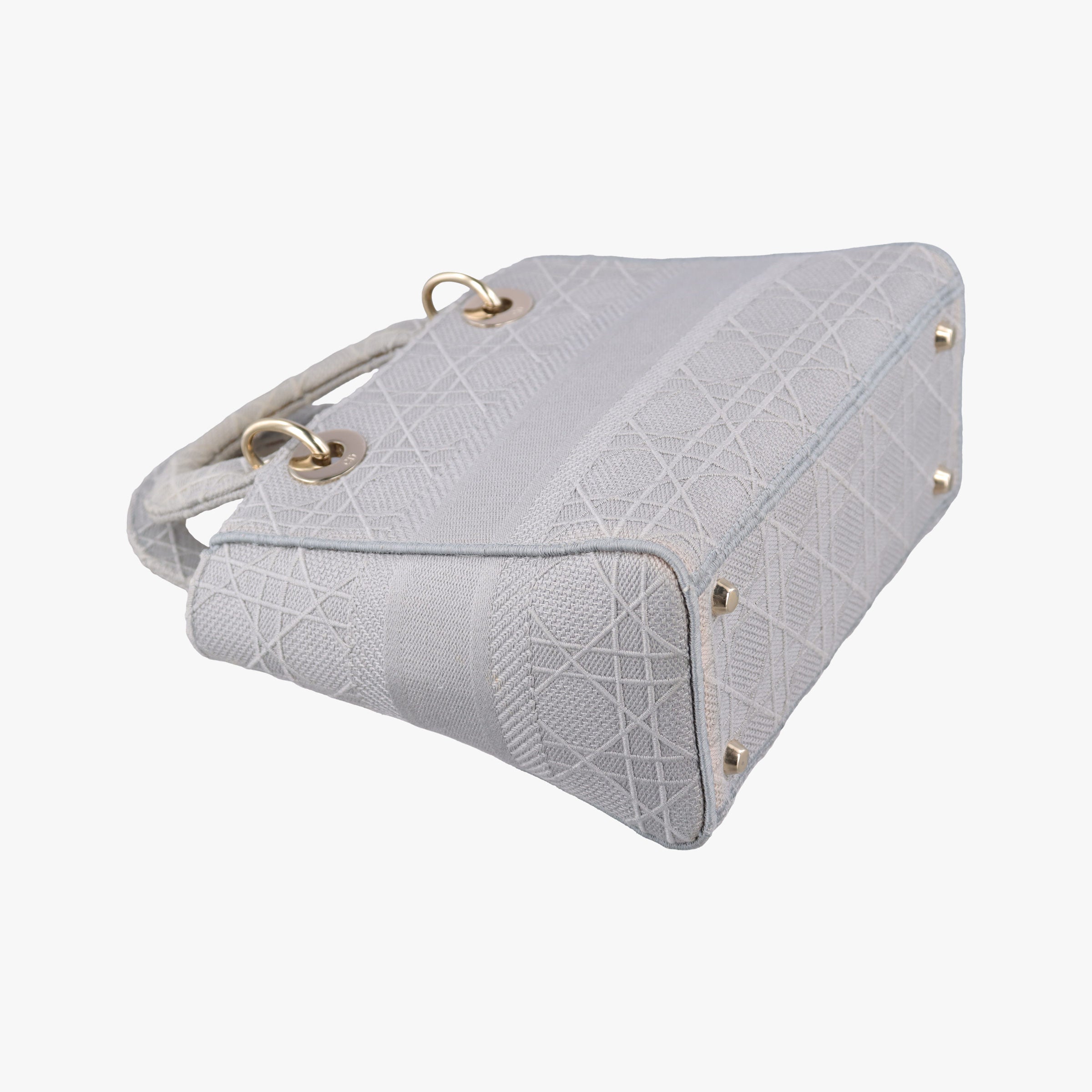 Lady Dior D-lite Grey Jacquard 50-MA-0290 IC Chipレディディオール D-lite グレー ジャガード 50-MA-0290 ICチップ