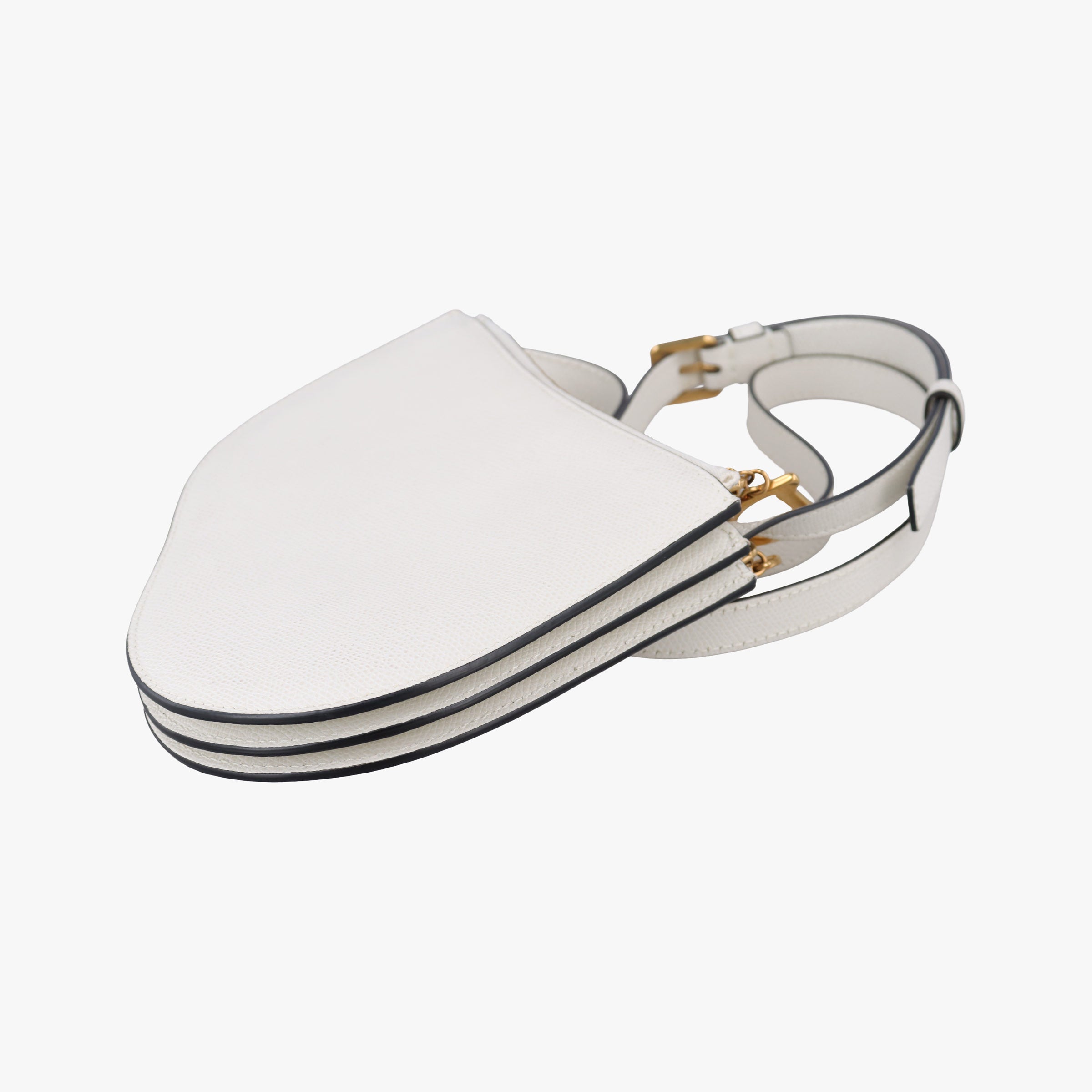 Saddle White Leather 05-RU-0149サドル ホワイト レザー 05-RU-0149