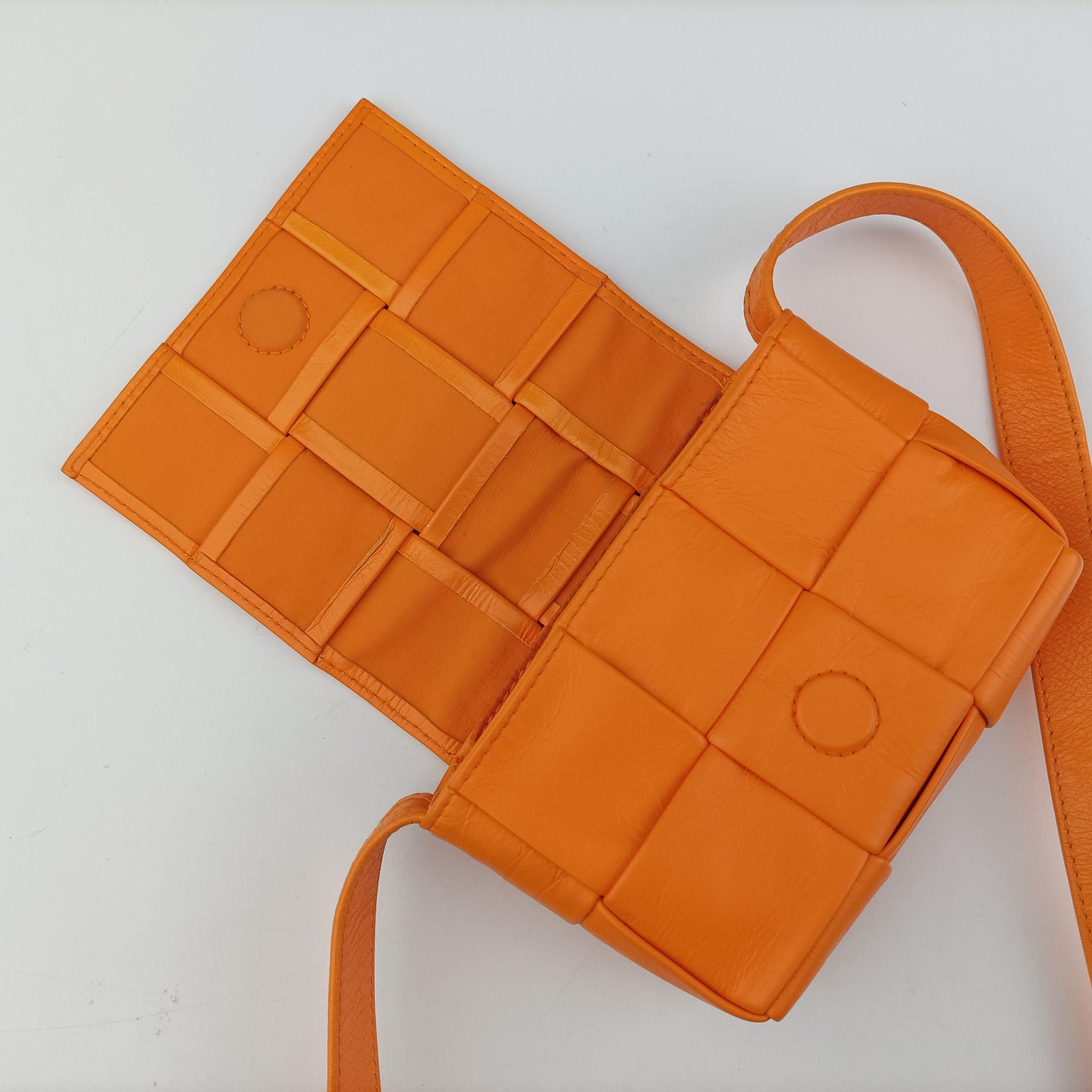 candy cassette Orange lambskin P01055841S IC Chipキャンディ カセット オレンジ ラムスキン P01055841S ICチップ
