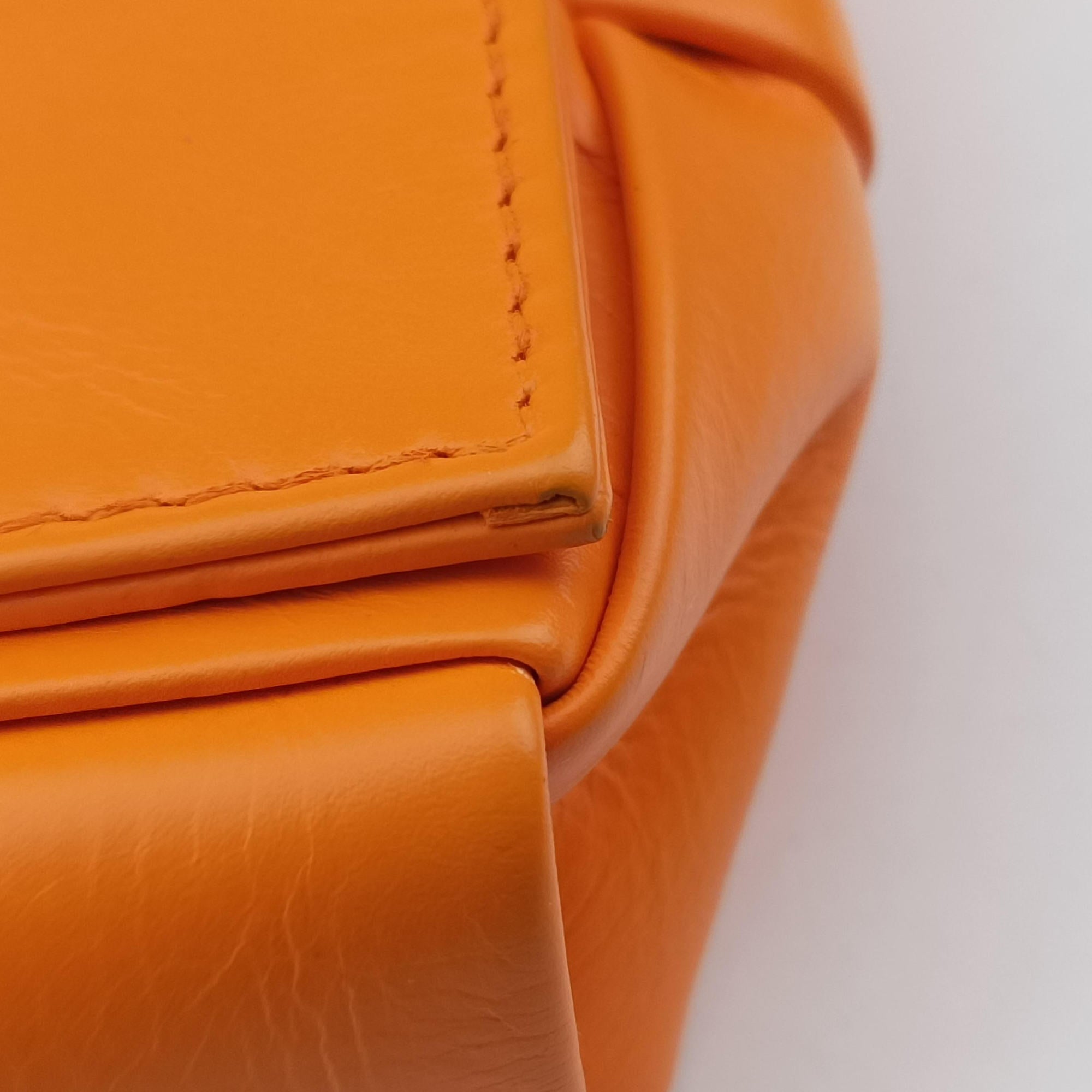 candy cassette Orange lambskin P01055841S IC Chipキャンディ カセット オレンジ ラムスキン P01055841S ICチップ