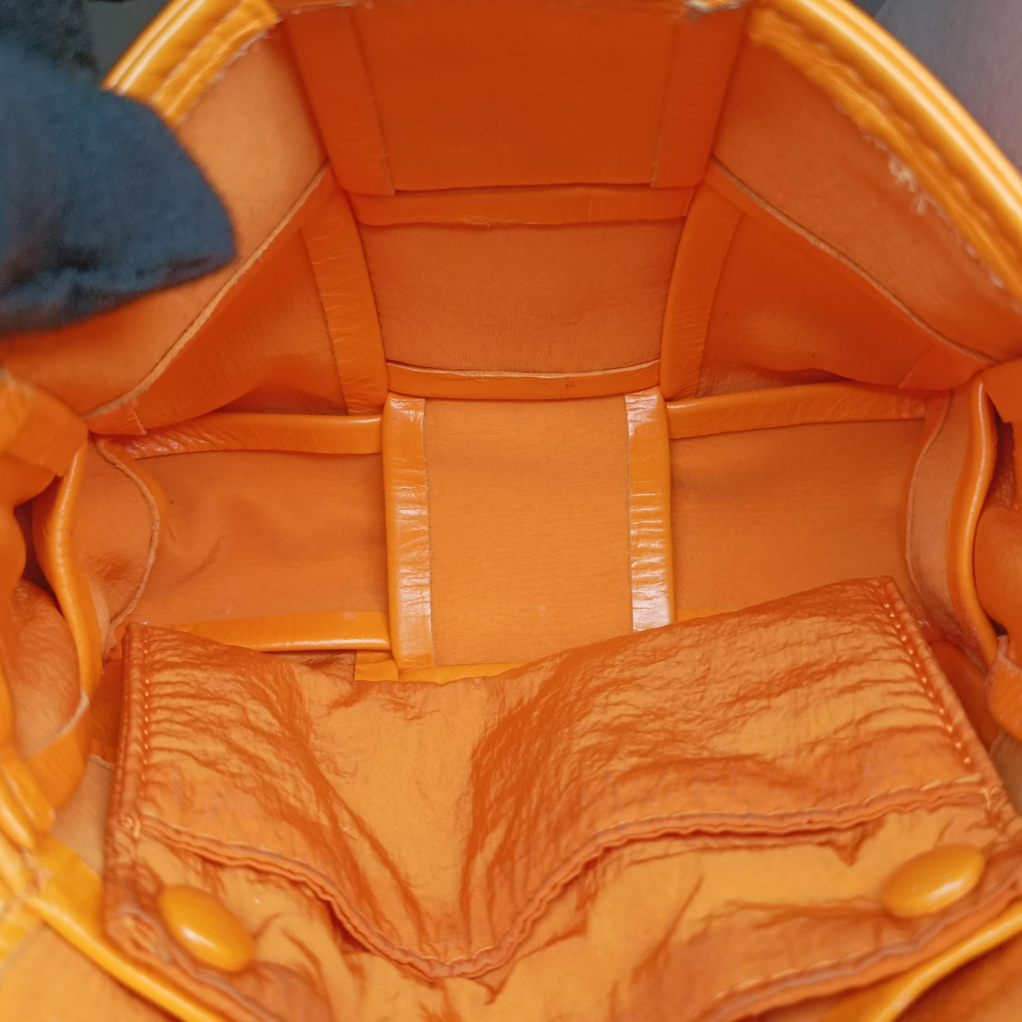 candy cassette Orange lambskin P01055841S IC Chipキャンディ カセット オレンジ ラムスキン P01055841S ICチップ