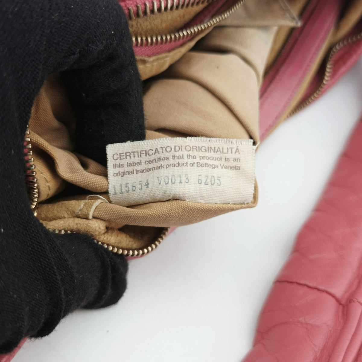 Vintage Bottega Veneta Intrecciato Pink lambskin shoulderbag | stylenewstar