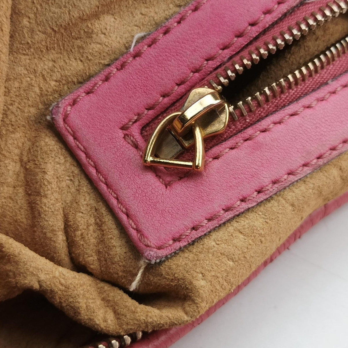 Vintage Bottega Veneta Intrecciato Pink lambskin shoulderbag | stylenewstar
