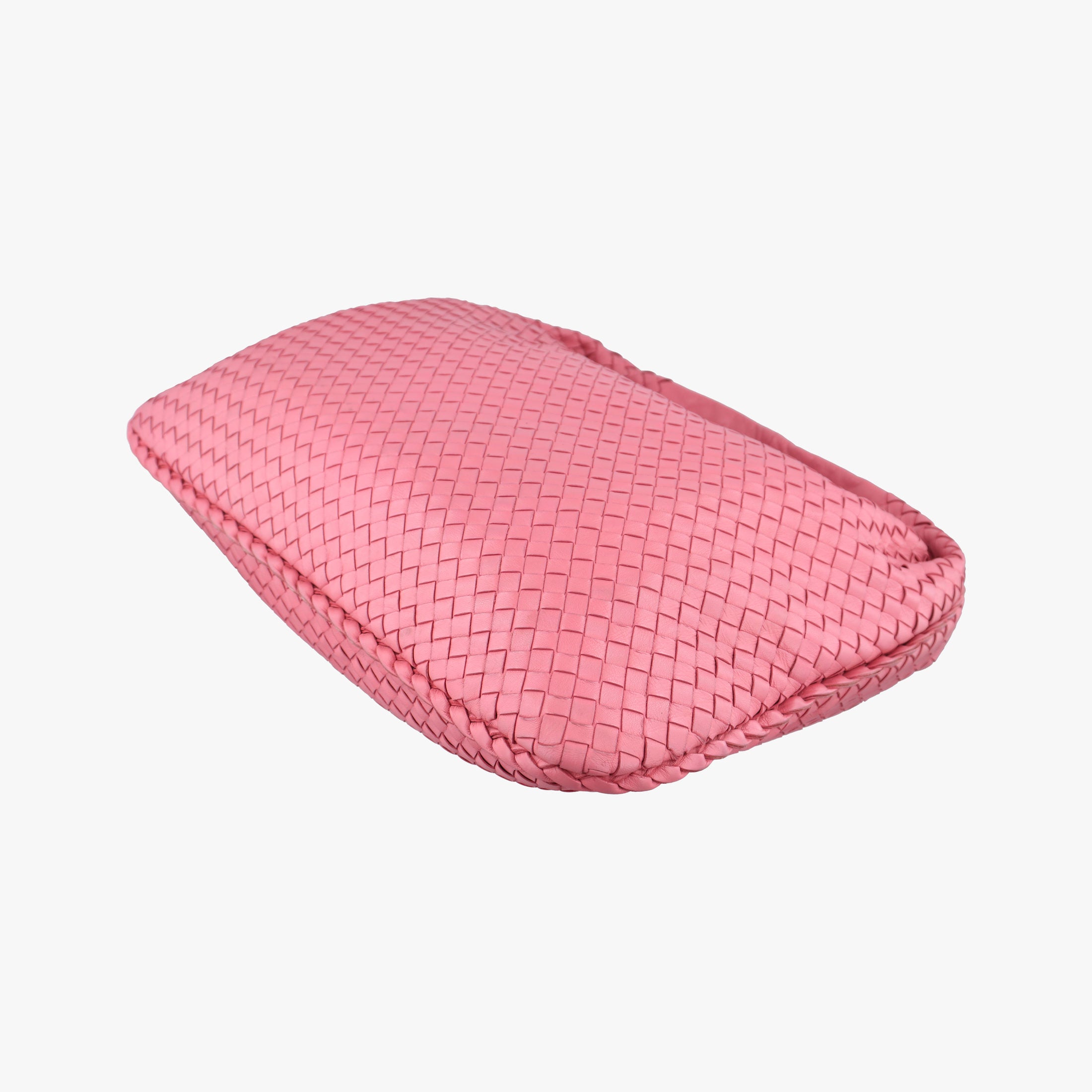 Vintage Bottega Veneta Intrecciato Pink lambskin shoulderbag | stylenewstar