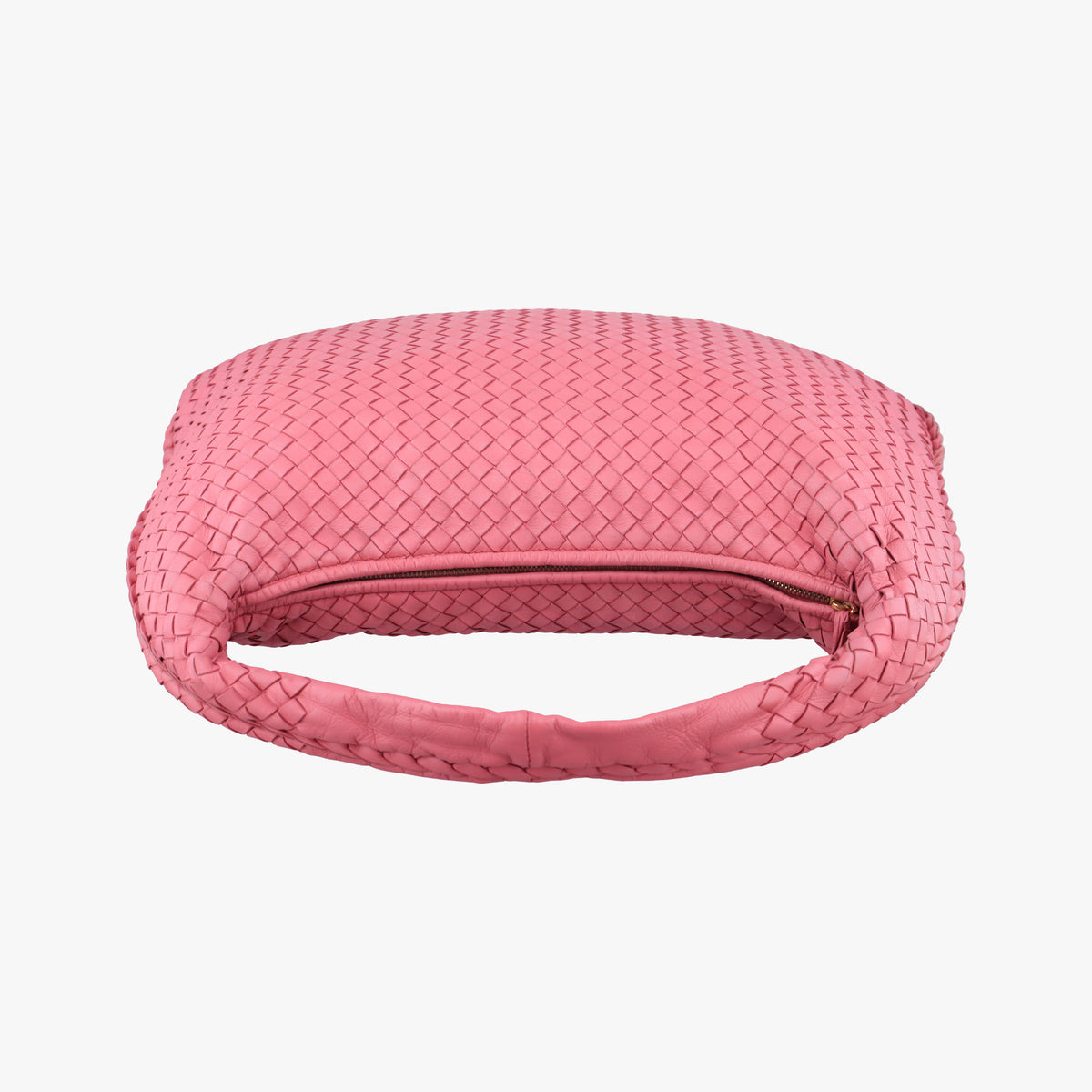 Vintage Bottega Veneta Intrecciato Pink lambskin shoulderbag | stylenewstar