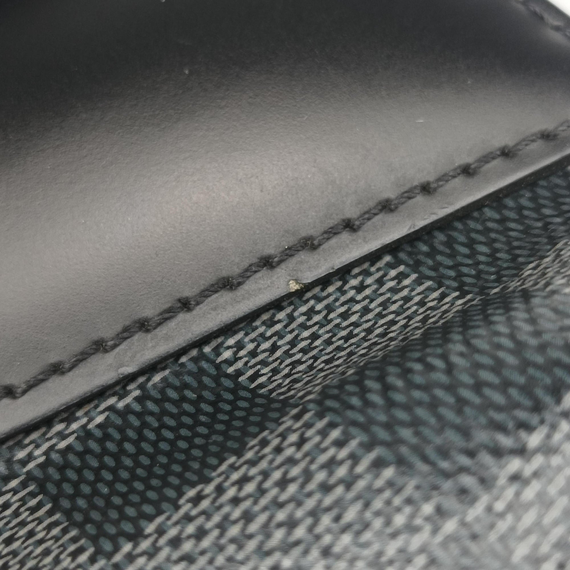 Porte-Documents Jour NM Noir Damier Graphite N48260 CA4119ポルトドキュマンジュール PDJ NM ノワール ダミエ グラフィット N48260 CA4119