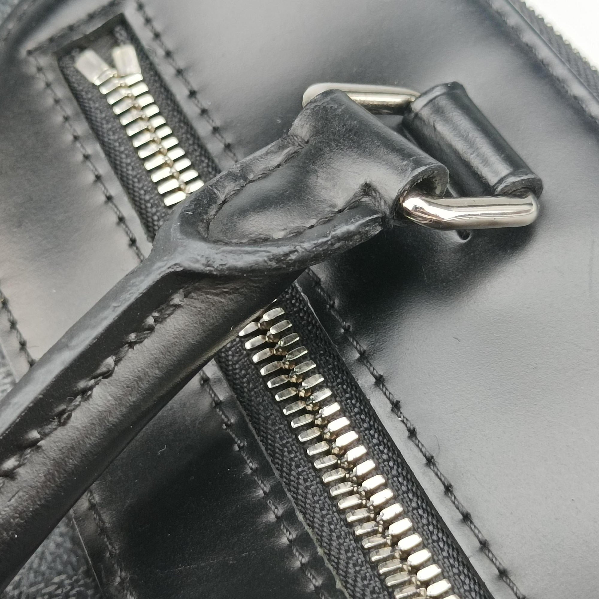 Porte-Documents Jour NM Noir Damier Graphite N48260 CA4119ポルトドキュマンジュール PDJ NM ノワール ダミエ グラフィット N48260 CA4119