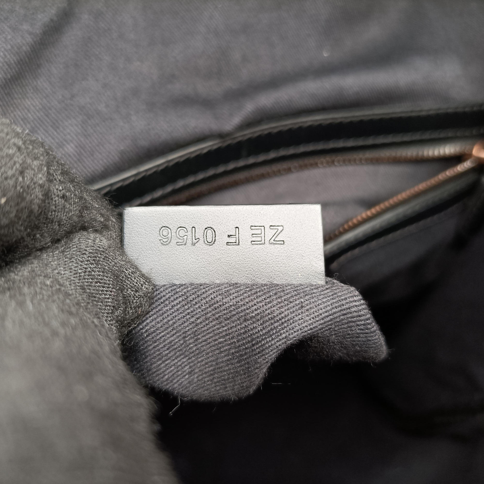 RiderBlackCanvas × Calfskin Leather ZE F 0156ライダーブラックキャンバス × カーフレザーZE F 0156