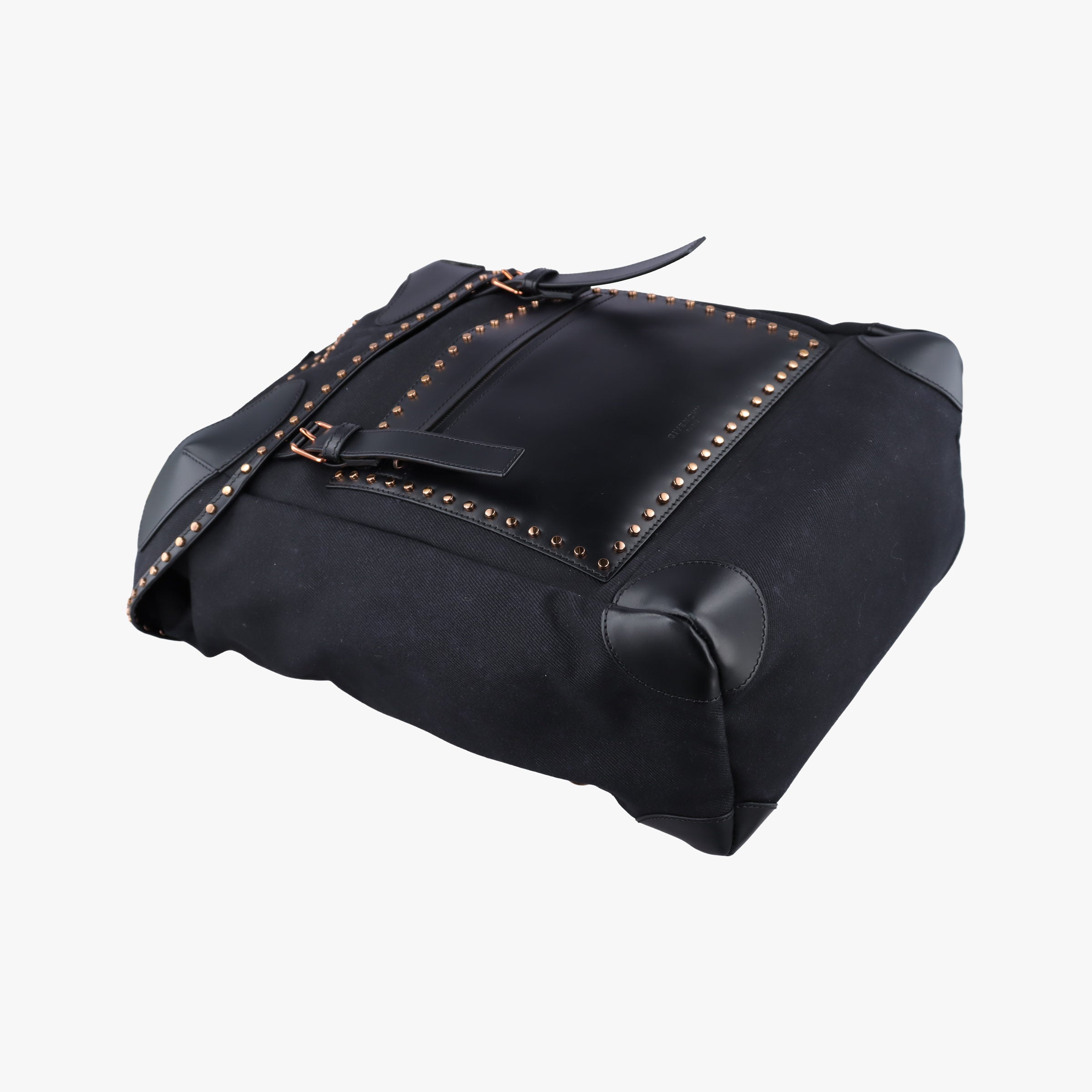 RiderBlackCanvas × Calfskin Leather ZE F 0156ライダーブラックキャンバス × カーフレザーZE F 0156