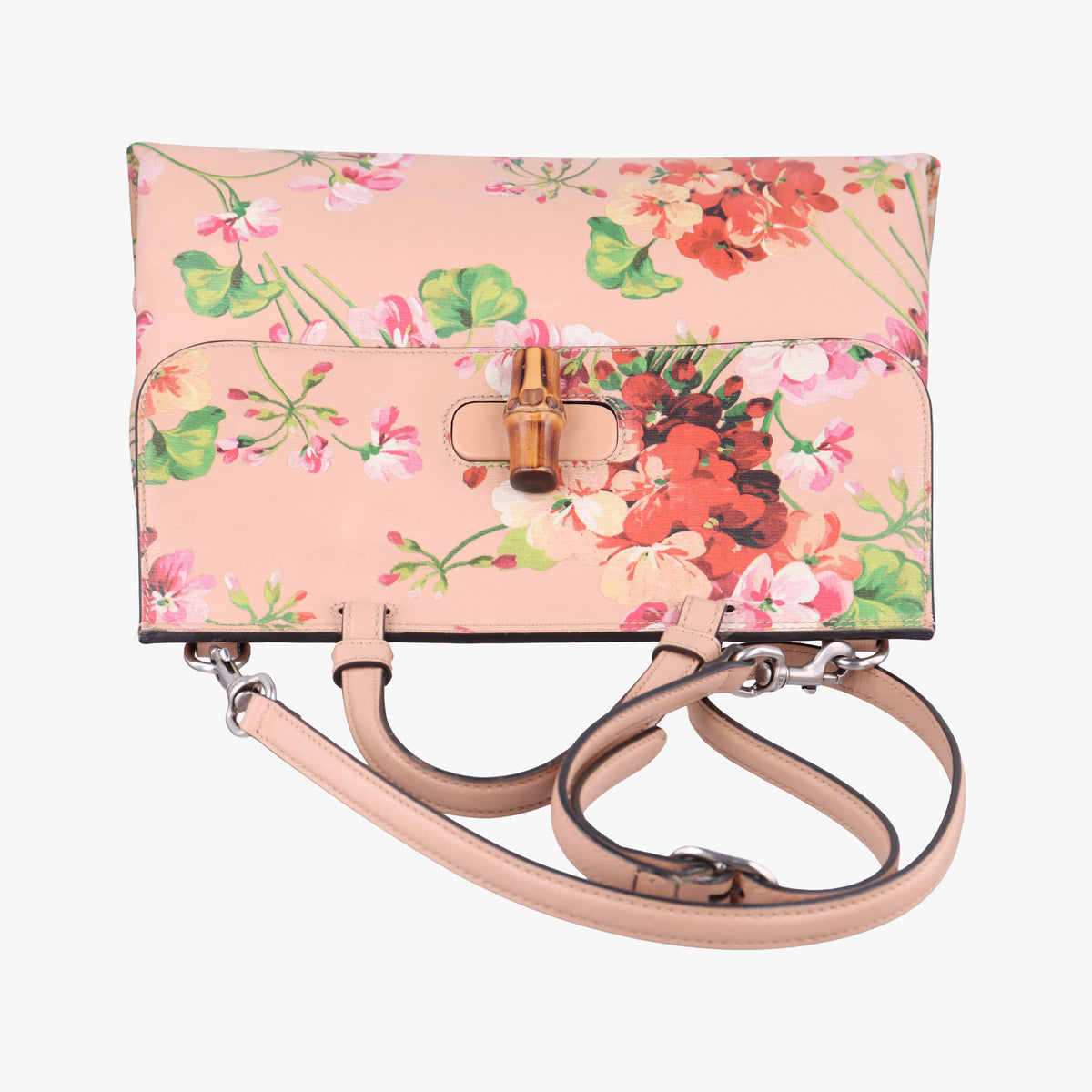 Bamboo Daily Beige×Multicolour Leather 392013 E019360673バンブーデイリー ベージュ×マルチカラー レザー 392013 E019360673