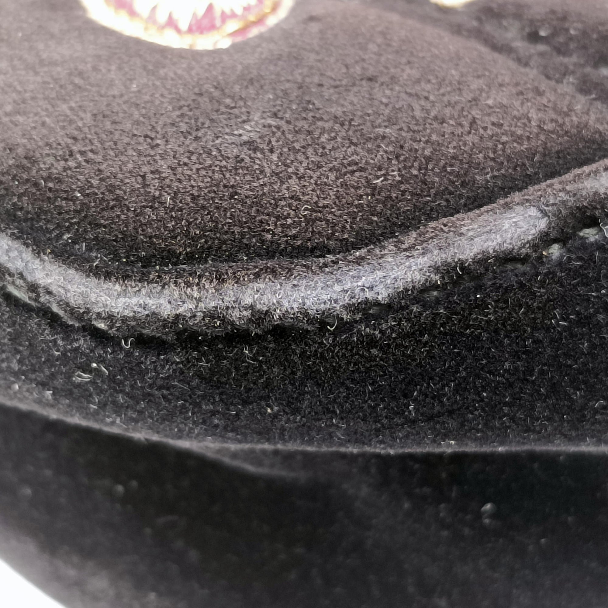 GG Marmont Black×multicolor velour 443496 A023406142GGマーモント ブラック×マルチカラー ベロア 443496 A023406142
