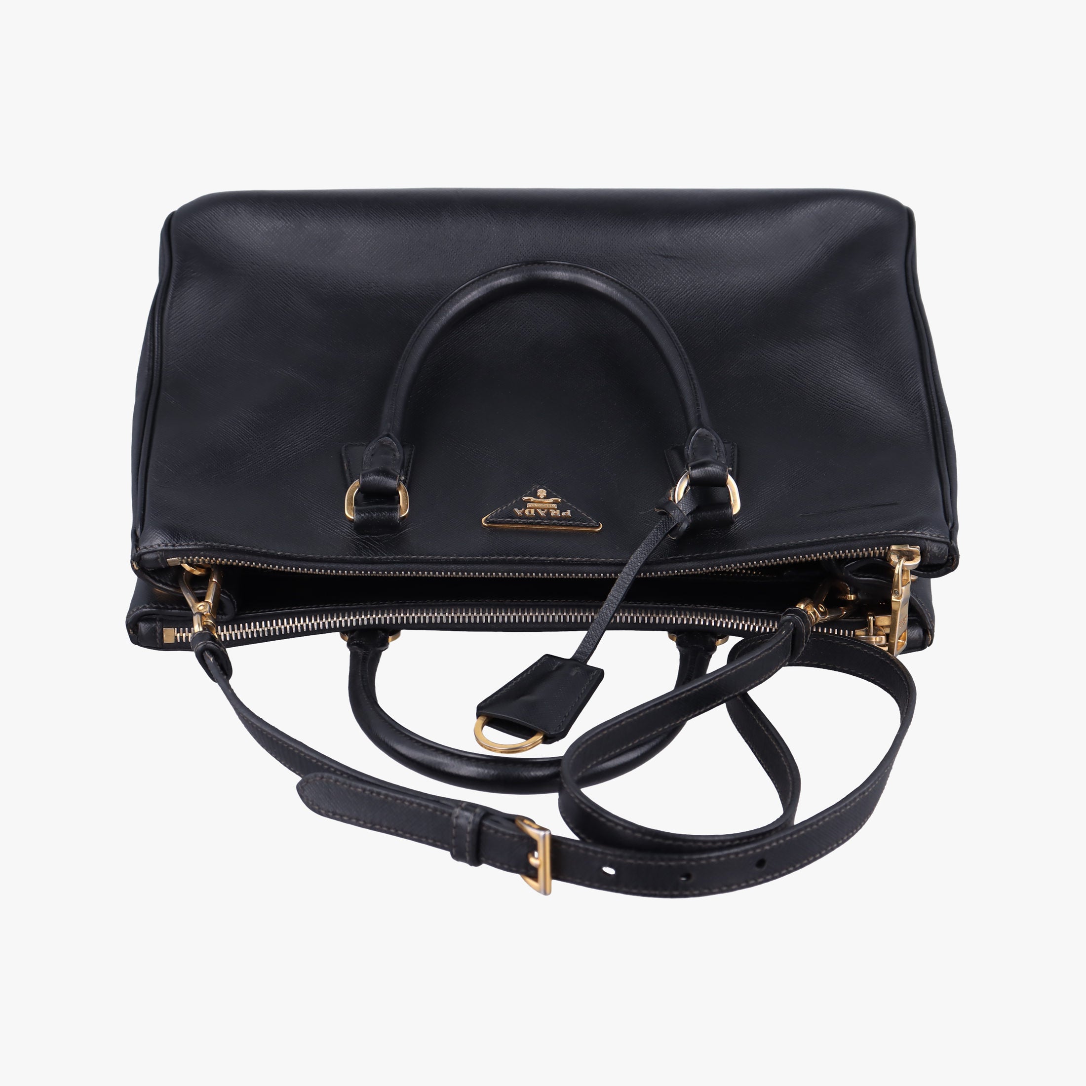 Galleria Black SAFFIANO Leather BN2274 117ガレリア ブラック サフィアーノレザー BN2274 117