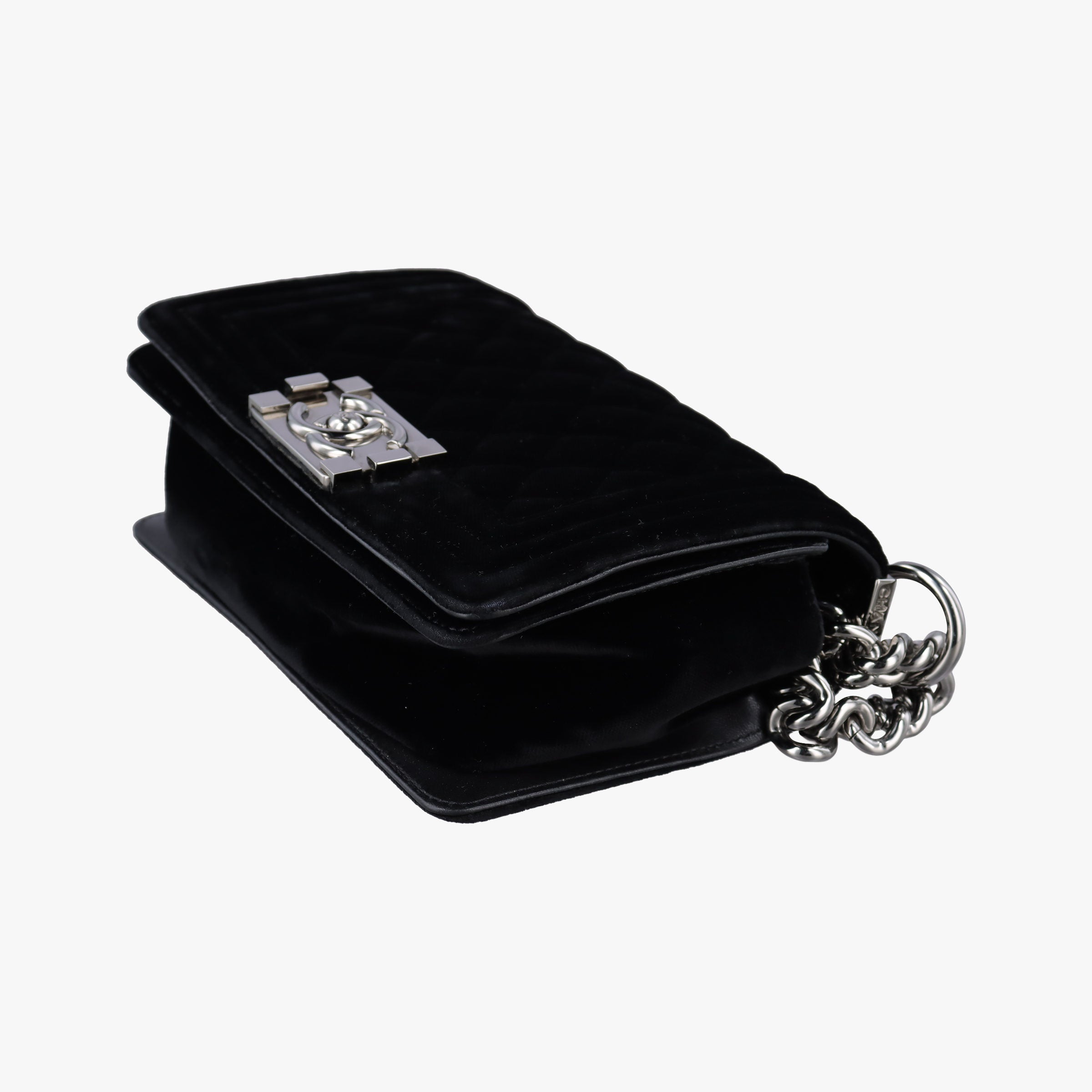 BOY CHANEL Black velour A67085 21399142ボーイシャネル ブラック ベロア A67085 21399142